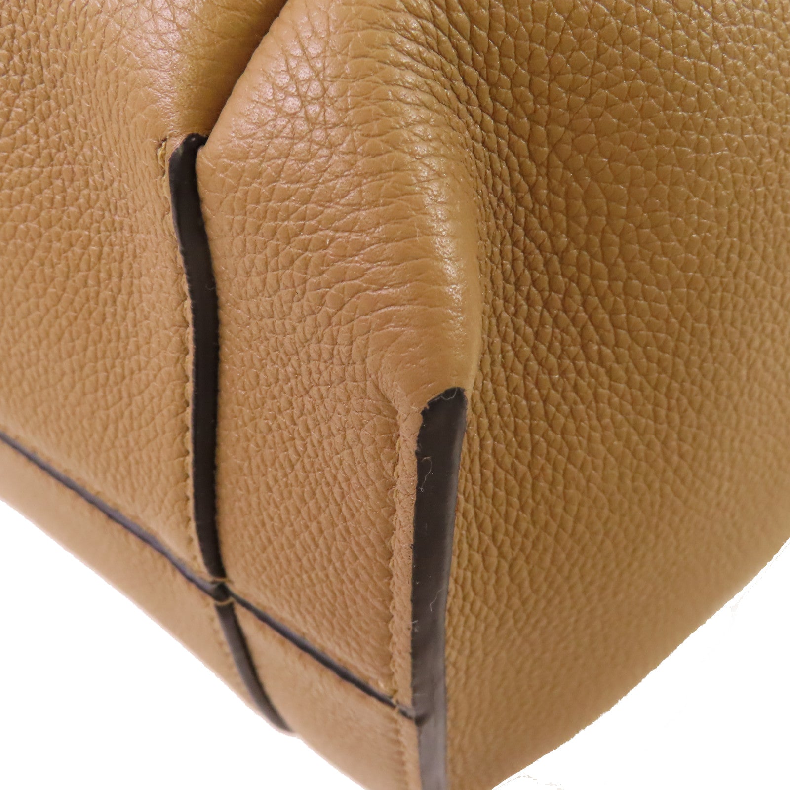 LOEWE 牛皮皮革Flamenco Knot Tote Bag肩背袋啡色