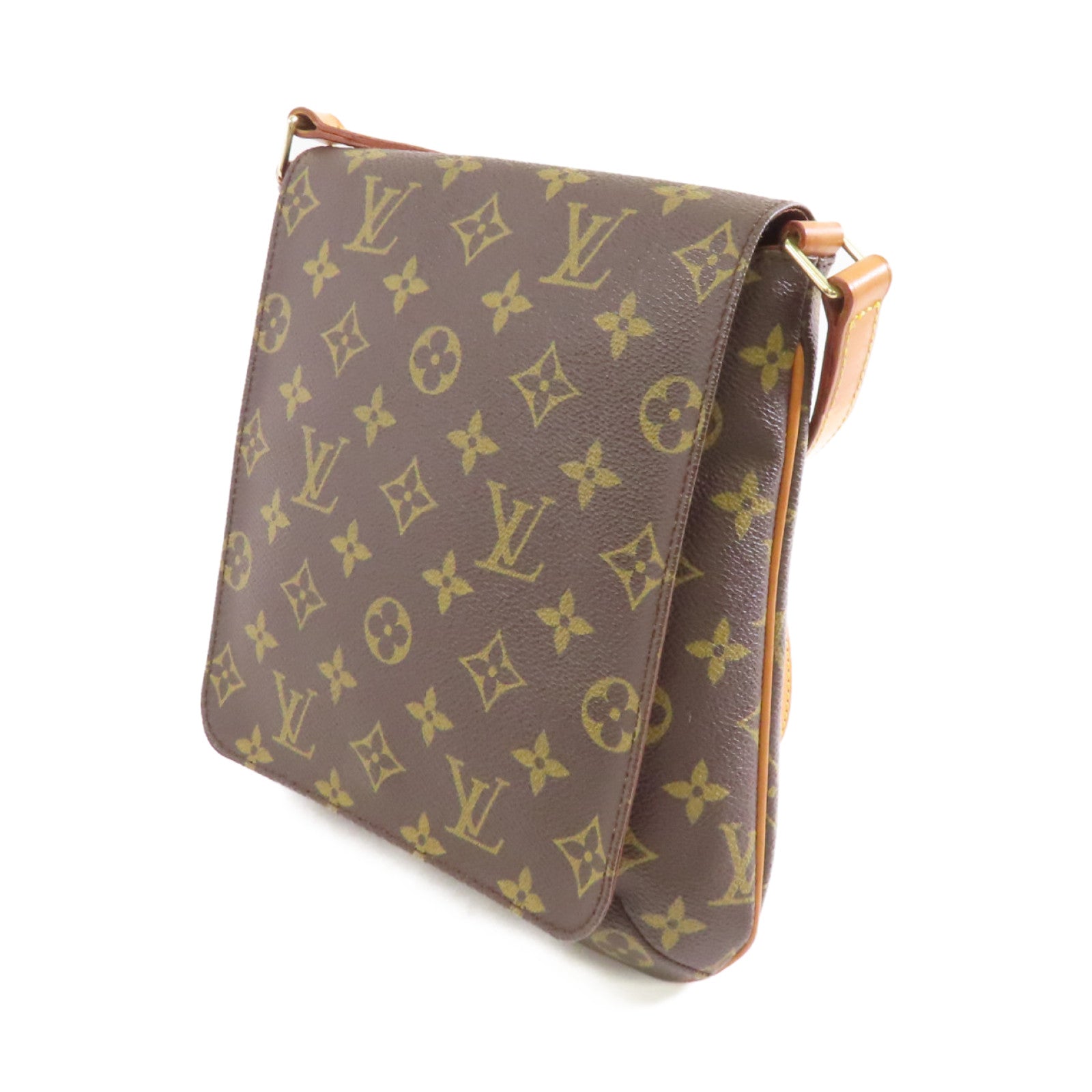 LOUIS VUITTON 【激減優惠】Monogram Musette Salsa金扣肩背袋啡色