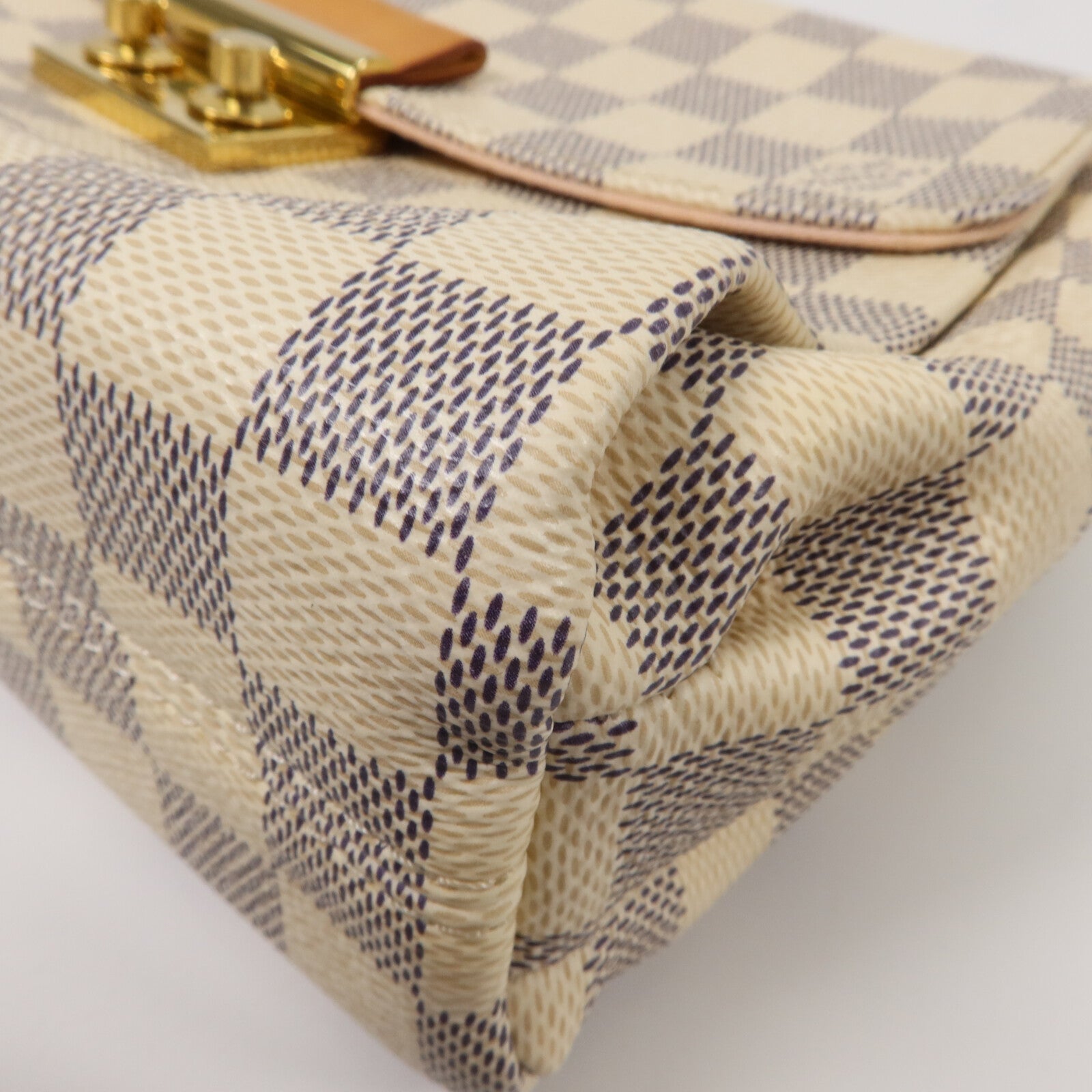 LOUIS VUITTON Damier Croisette手挽肩背兩用袋