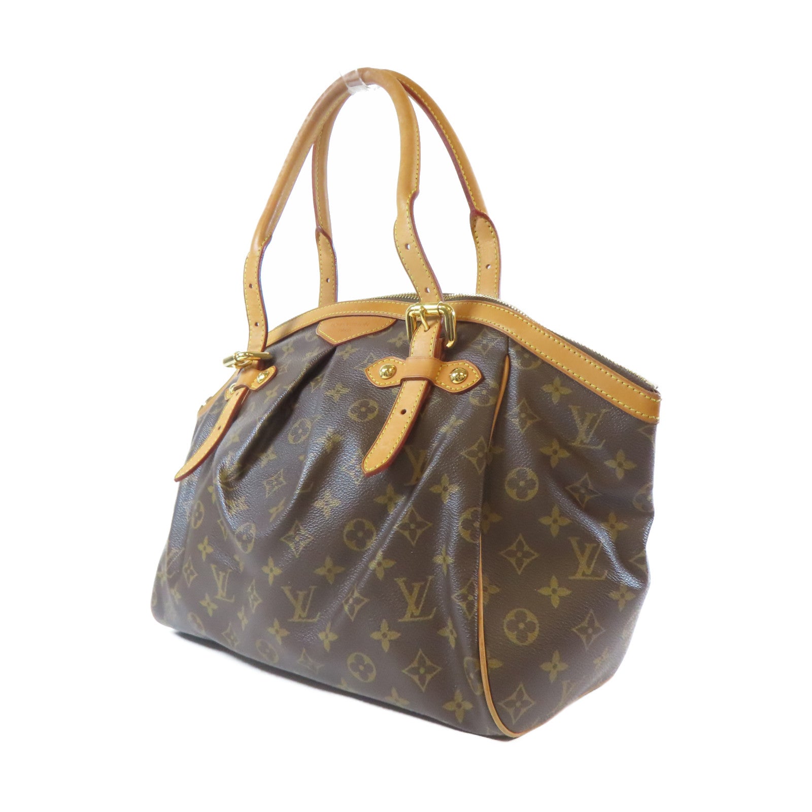 LOUIS VUITTON 【激減優惠】Monogram Tivoli GM金扣肩背袋啡色