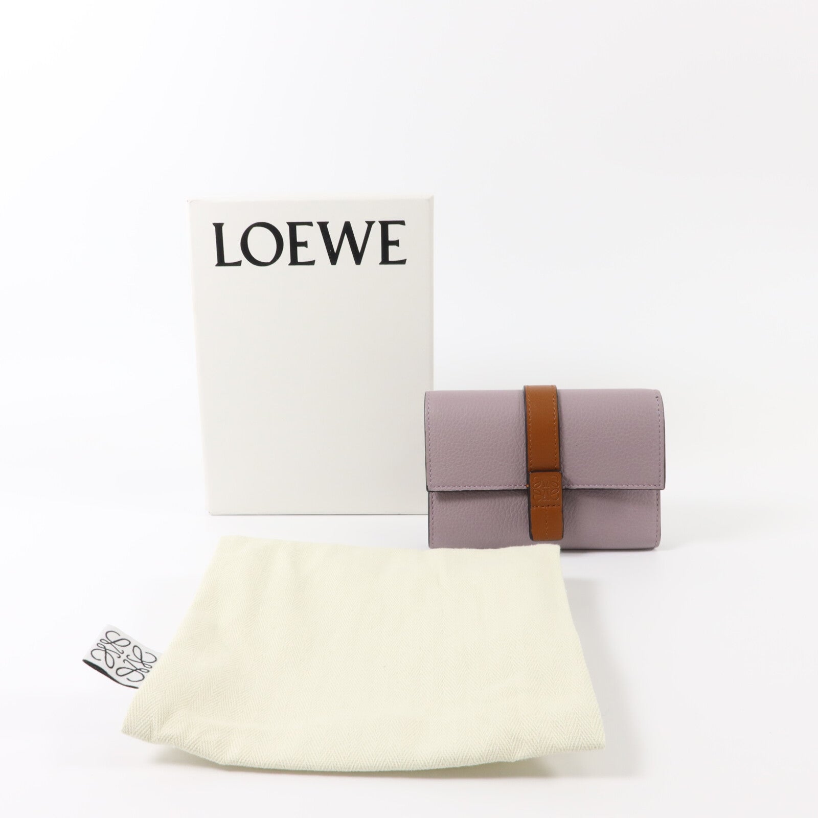 LOEWE 牛皮皮革Small Vertical Wallet錢包