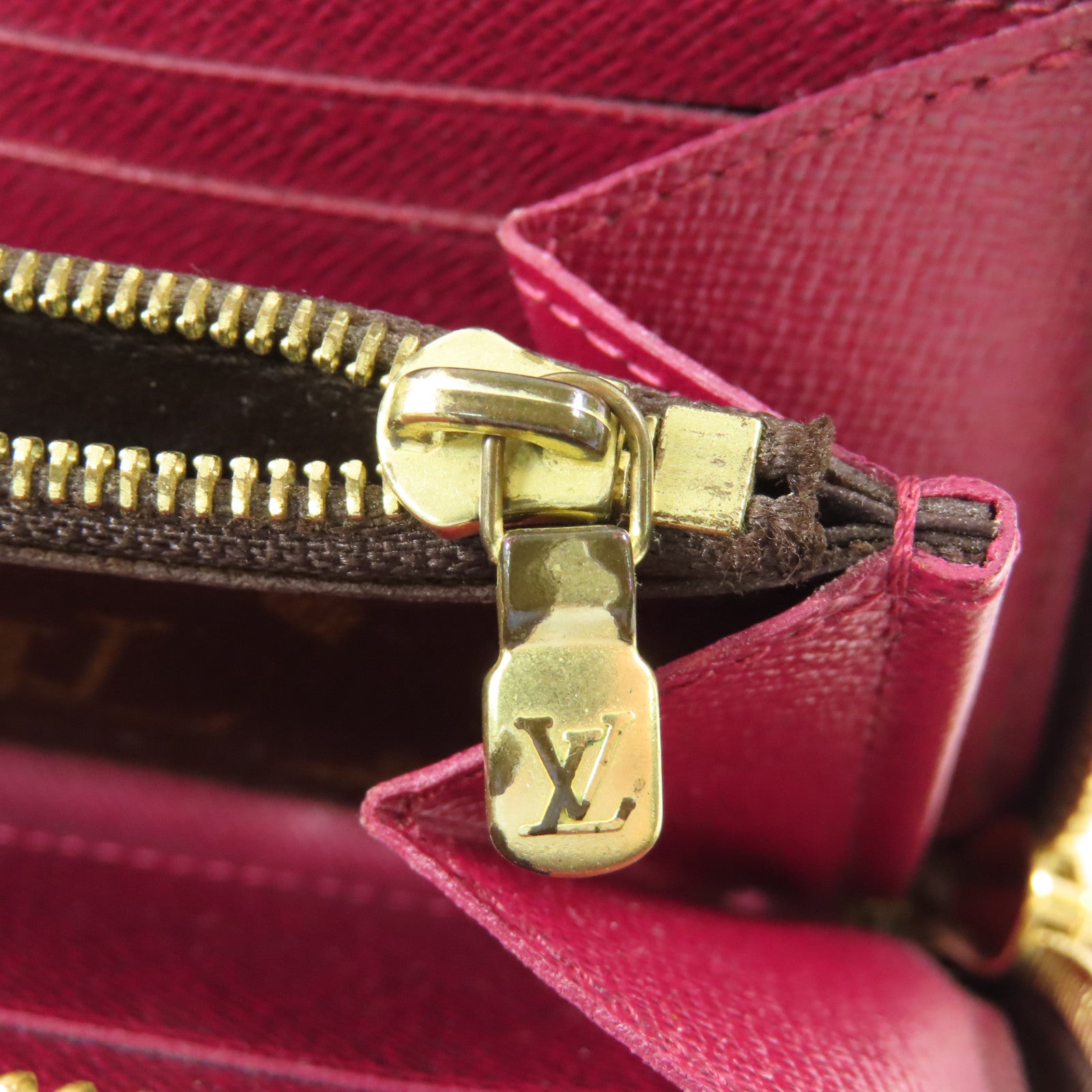 LOUIS VUITTON 【激減優惠】Monogram Clemence Wallet金扣長錢包