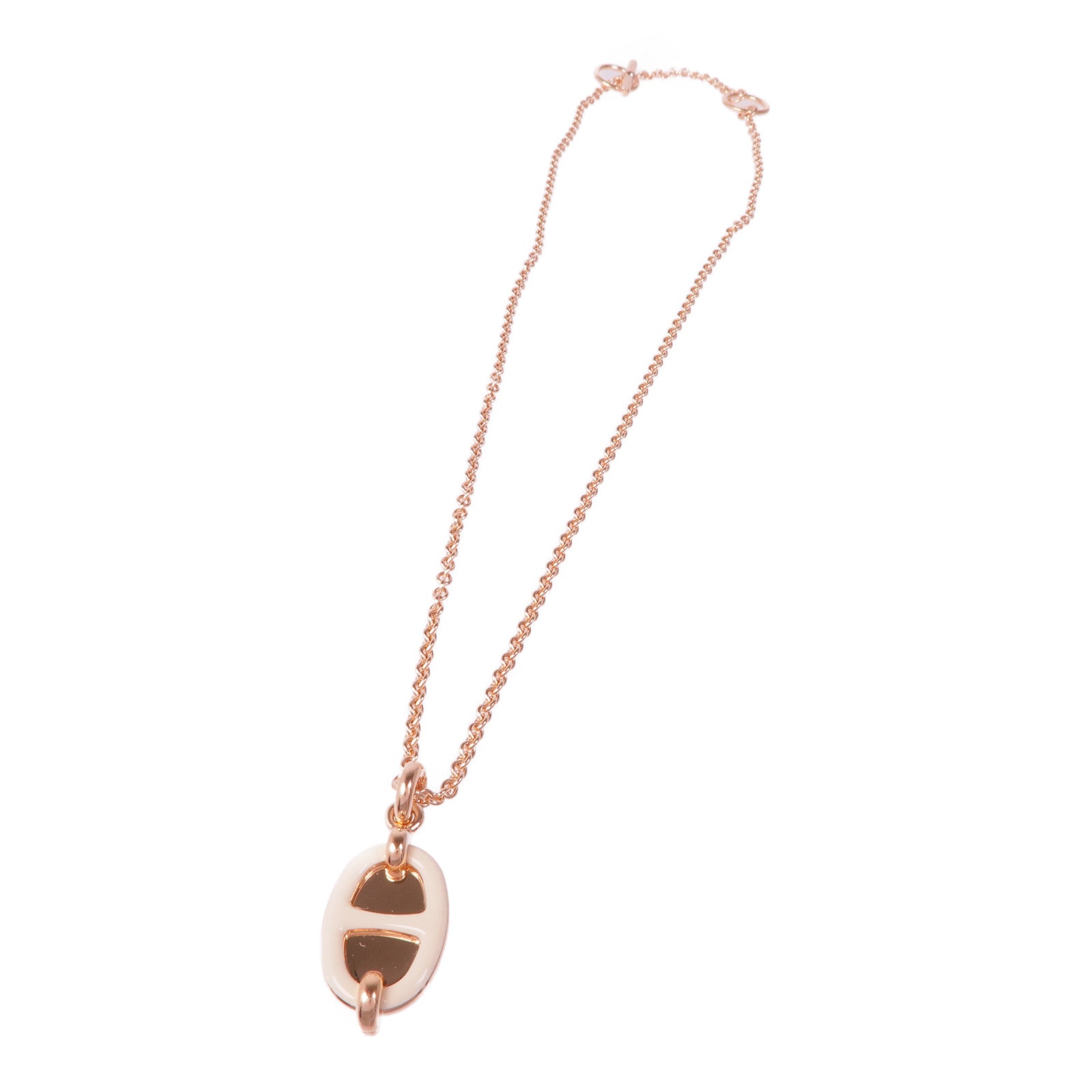 HERMES 金屬Mini Maillon項鍊