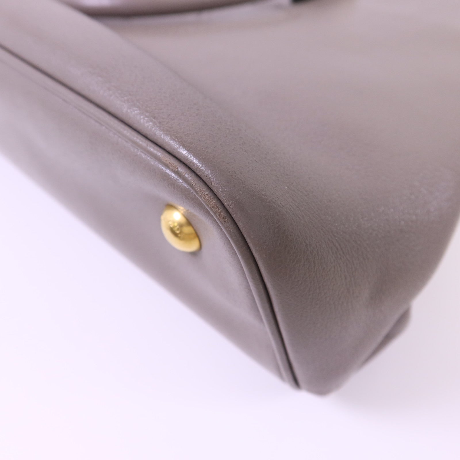 PRADA 牛皮皮革2 Way Shoulder Bag金扣手挽肩背兩用袋