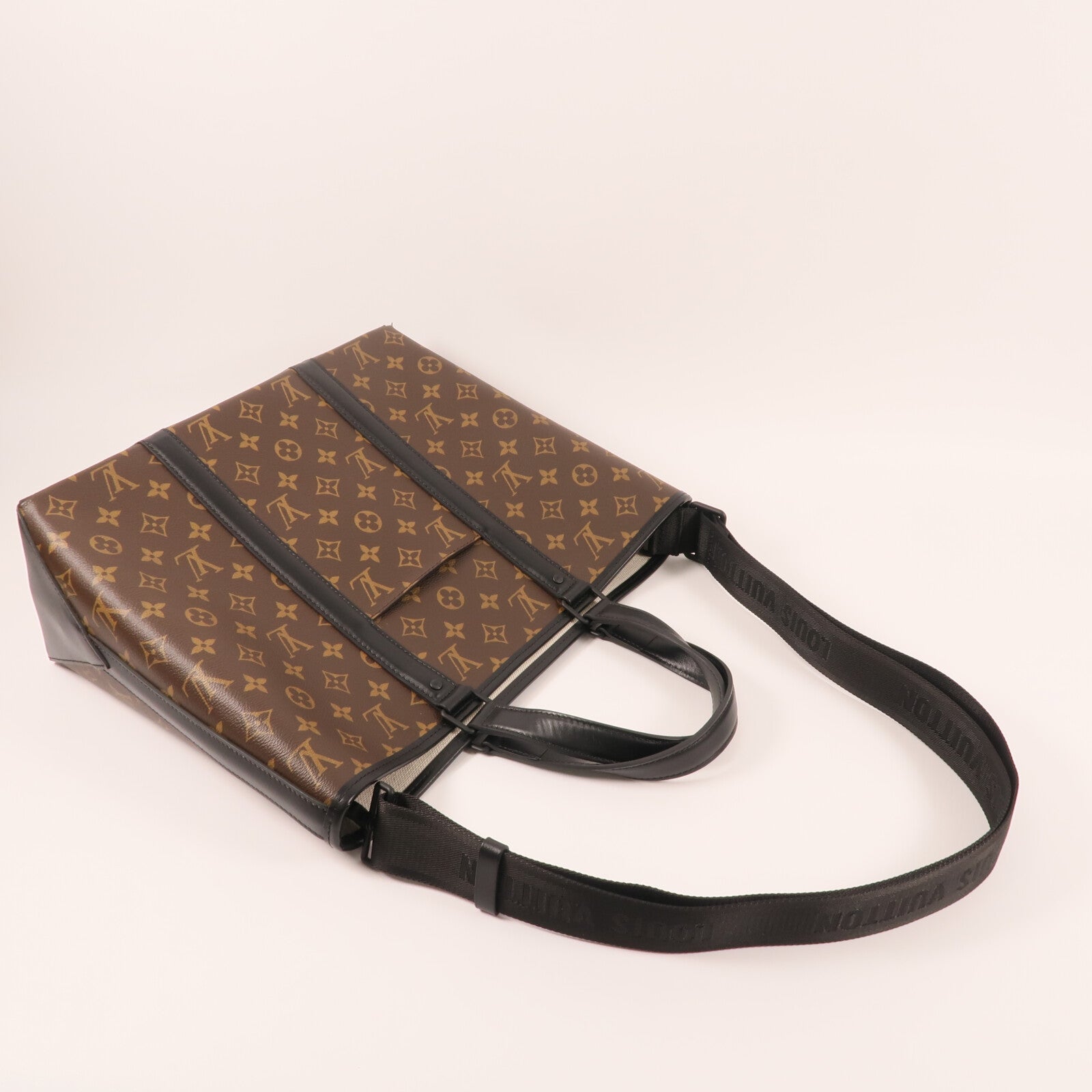 LOUIS VUITTON Monogram Macassar Weekend Tote手挽肩背兩用袋