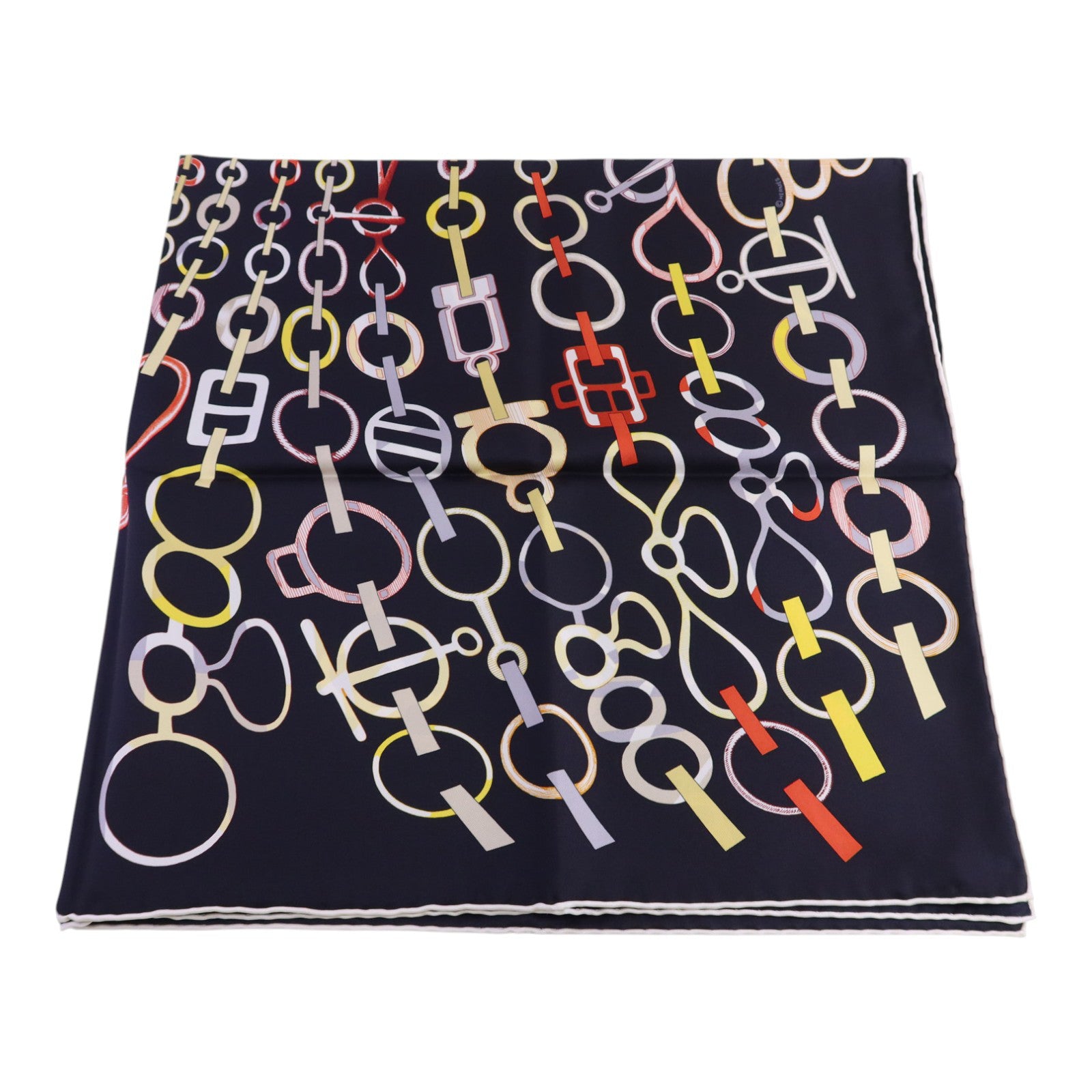 HERMES 絲質Do Re Boucles Scarf 90x90絲巾