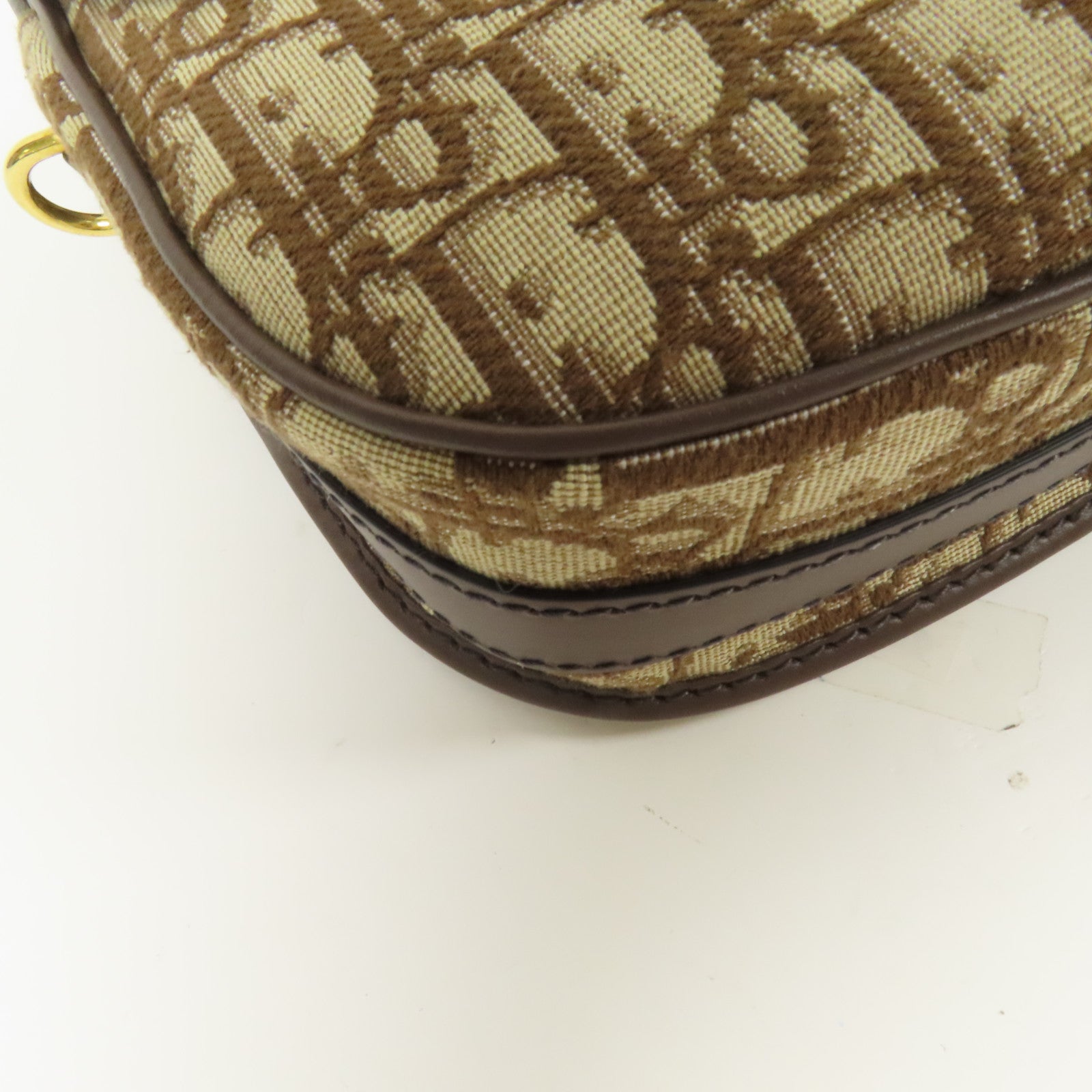 Dior 帆布Bobby金扣肩背袋