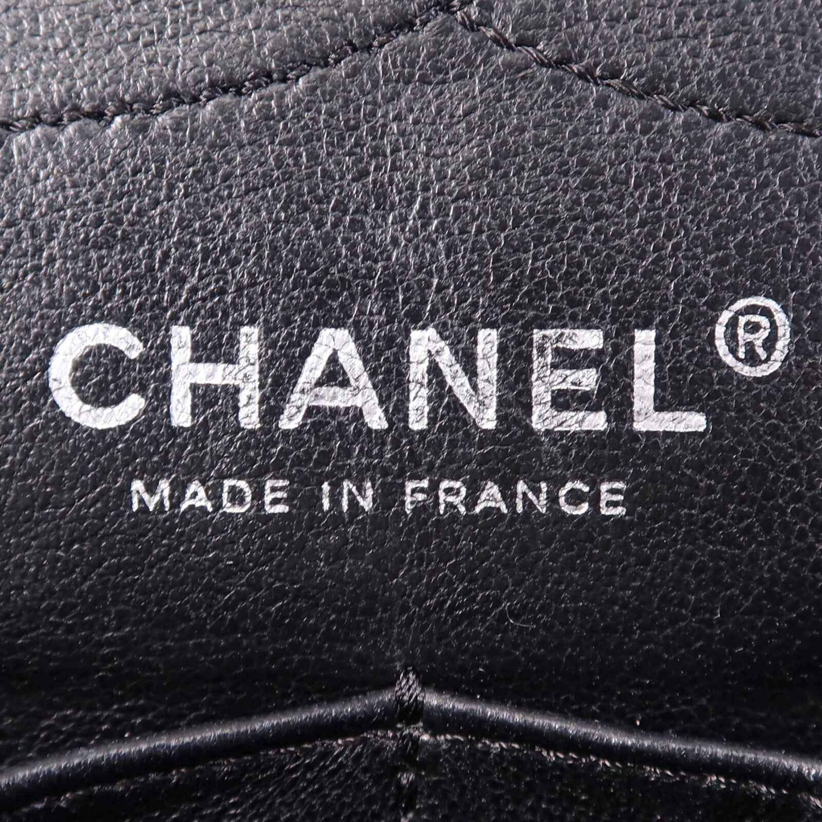 CHANEL 牛皮皮革2.55 Large銀扣鏈帶肩背袋