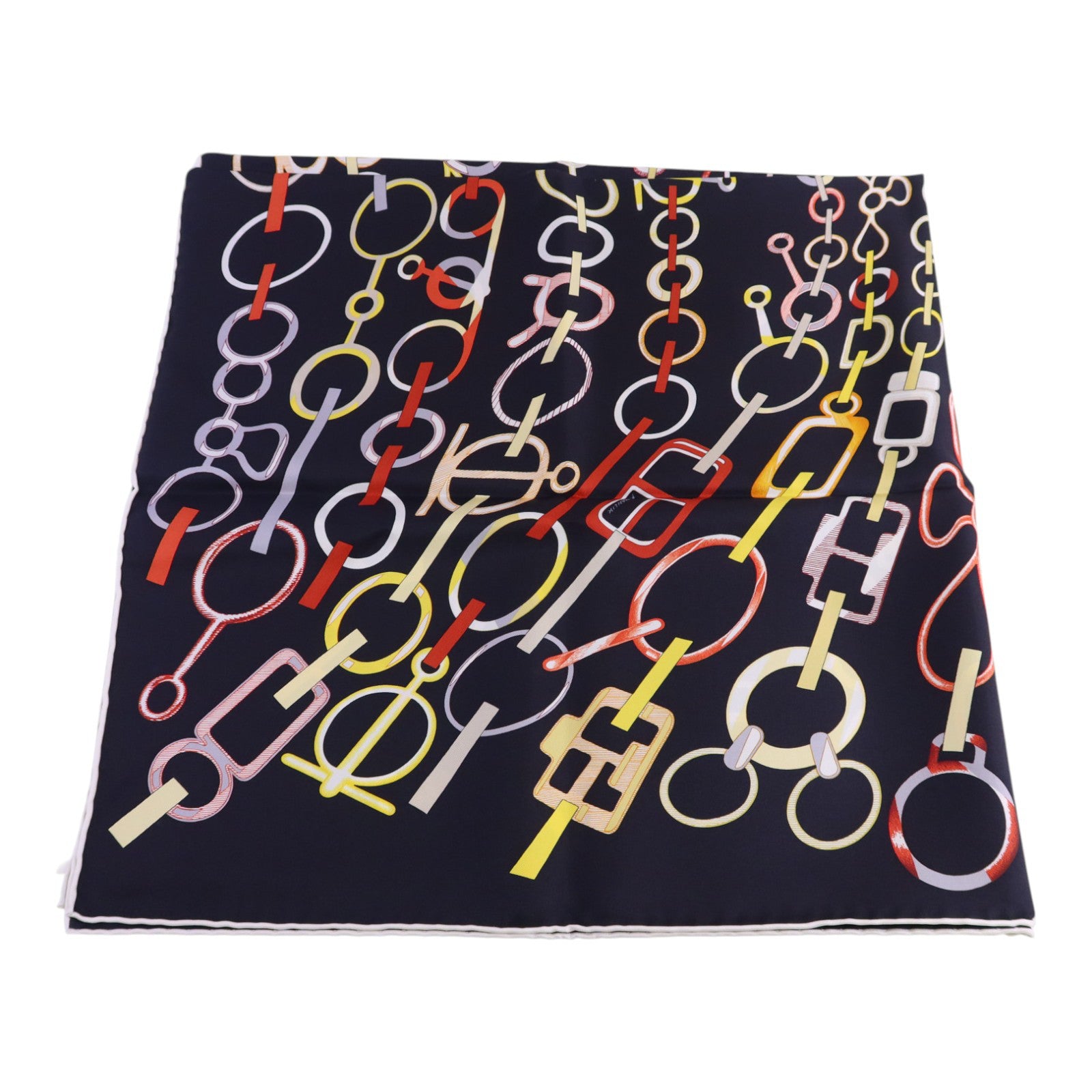HERMES 絲質Do Re Boucles Scarf 90x90絲巾