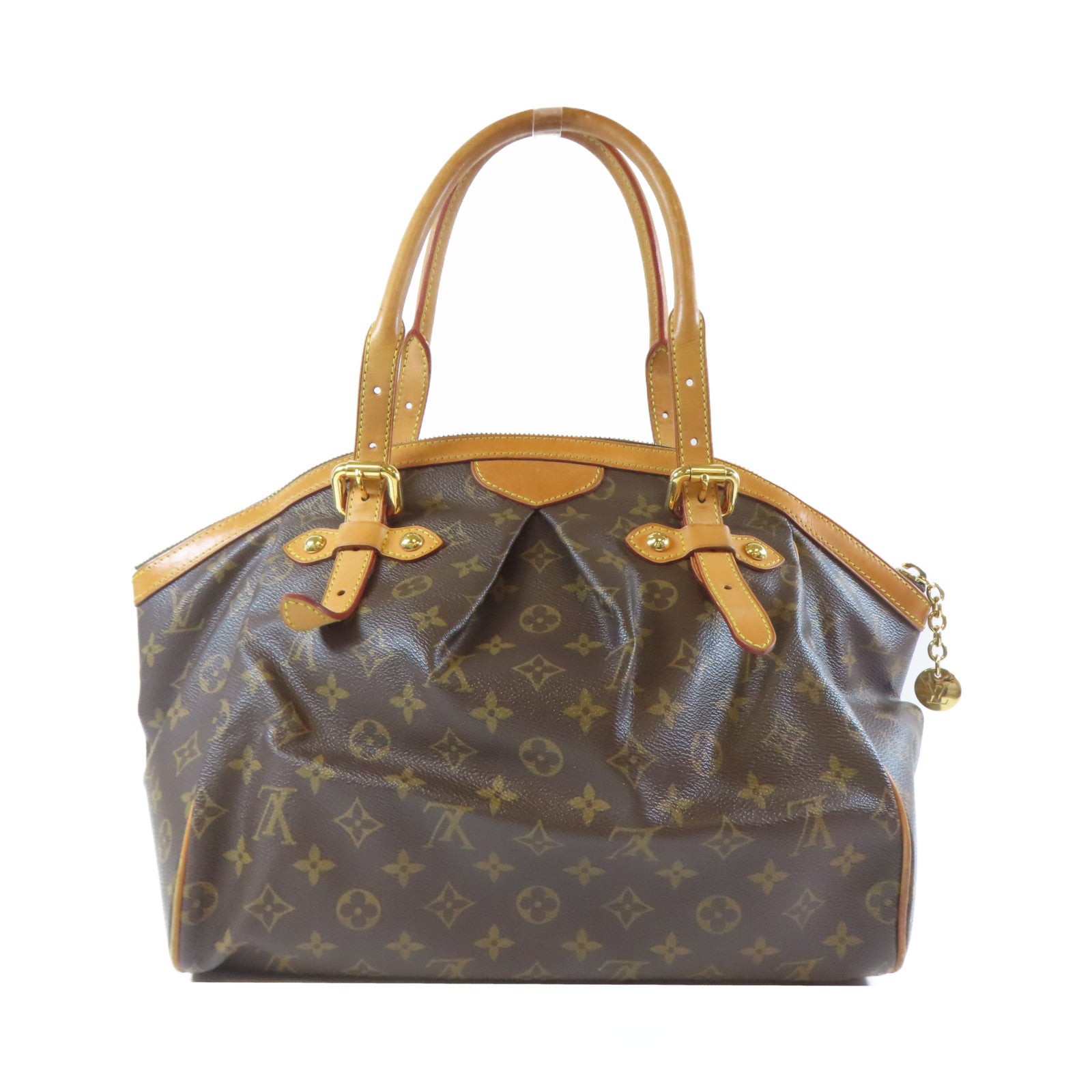 LOUIS VUITTON 【激減優惠】Monogram Tivoli GM金扣肩背袋啡色