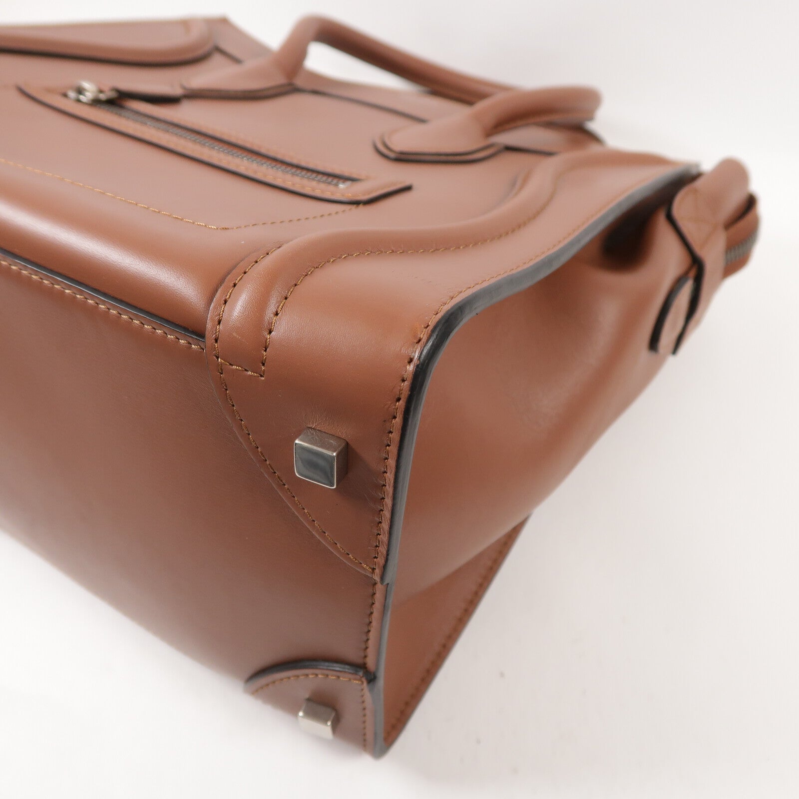 CELINE 牛皮皮革Luggage Tote手挽袋