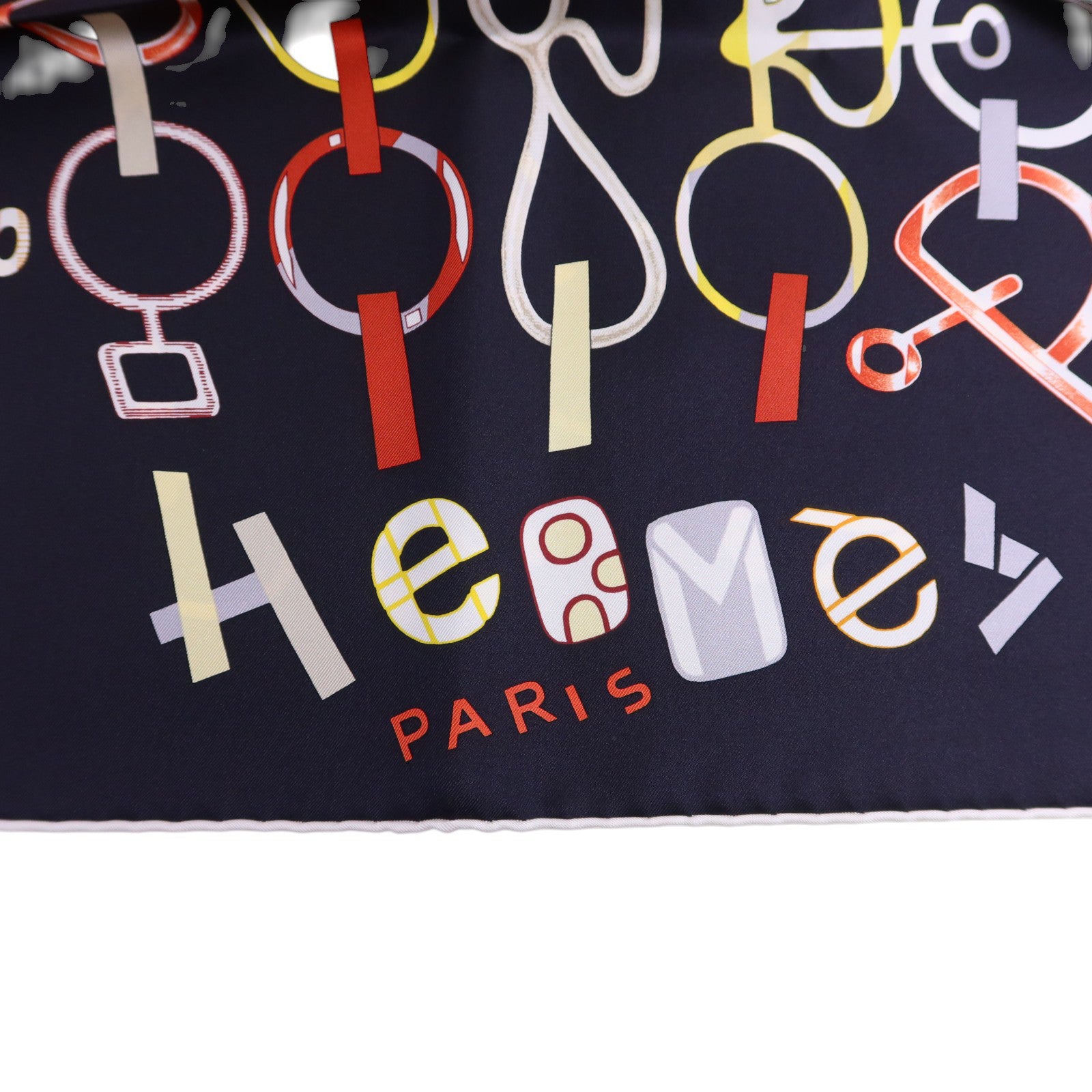 HERMES 絲質Do Re Boucles Scarf 90x90絲巾