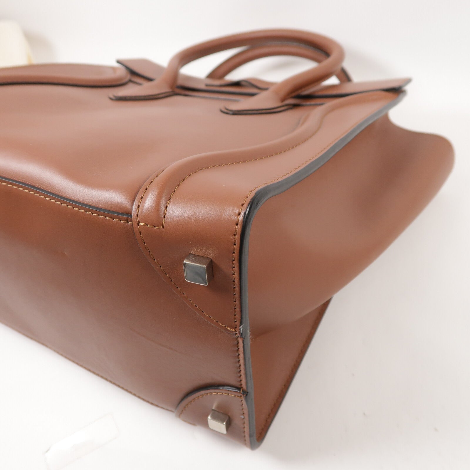 CELINE 牛皮皮革Luggage Tote手挽袋