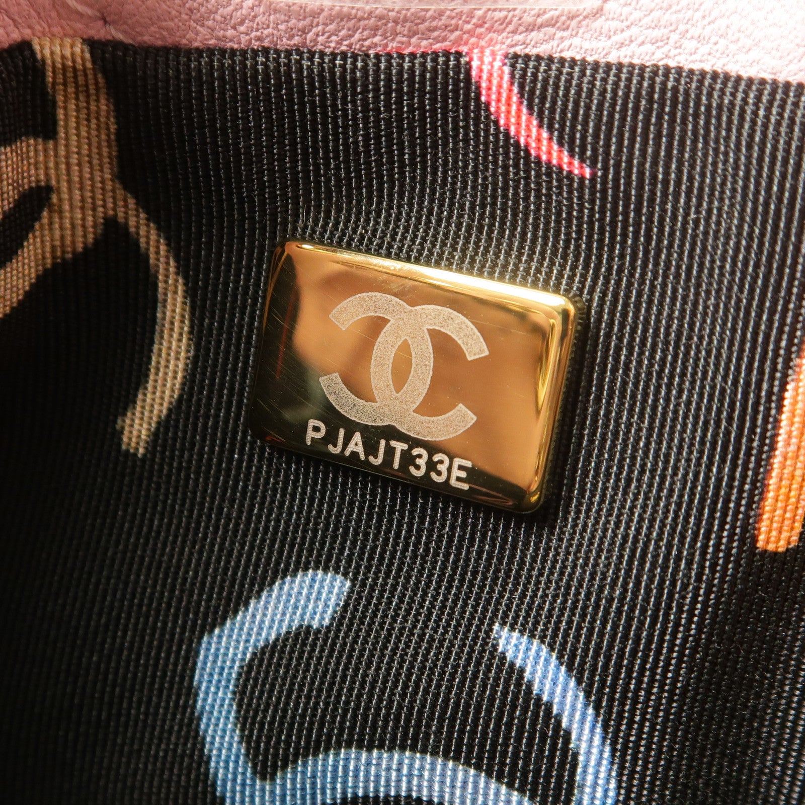CHANEL 羊皮皮革Backpack金扣背包
