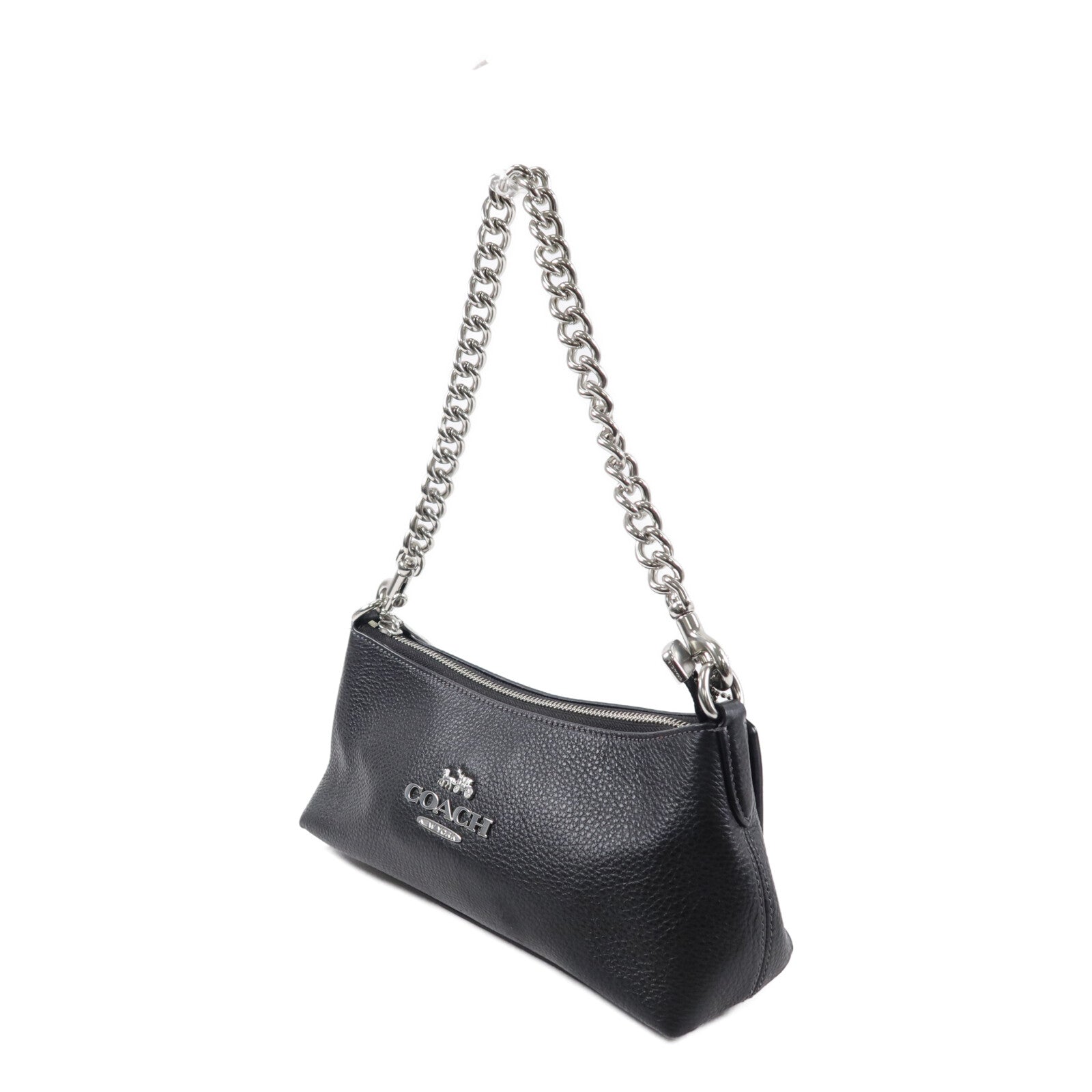 COACH 牛皮皮革Charlotte鏈帶肩背袋