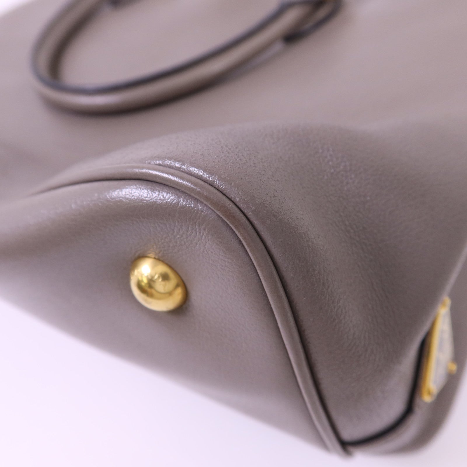 PRADA 牛皮皮革2 Way Shoulder Bag金扣手挽肩背兩用袋