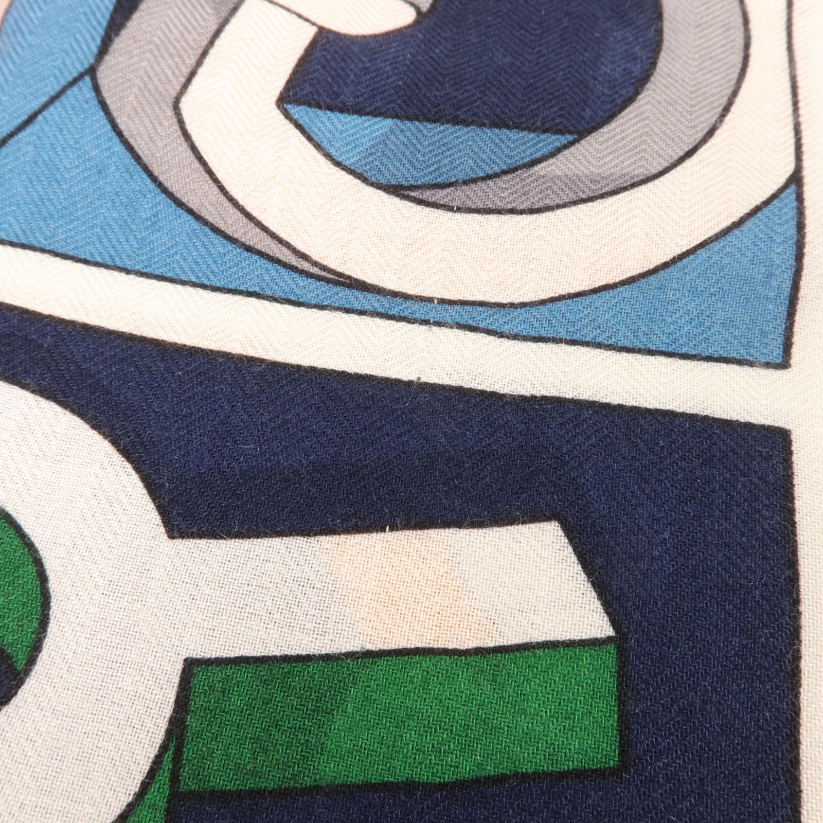 HERMES 羊絨/絲質Scarf 100X100cm絲巾