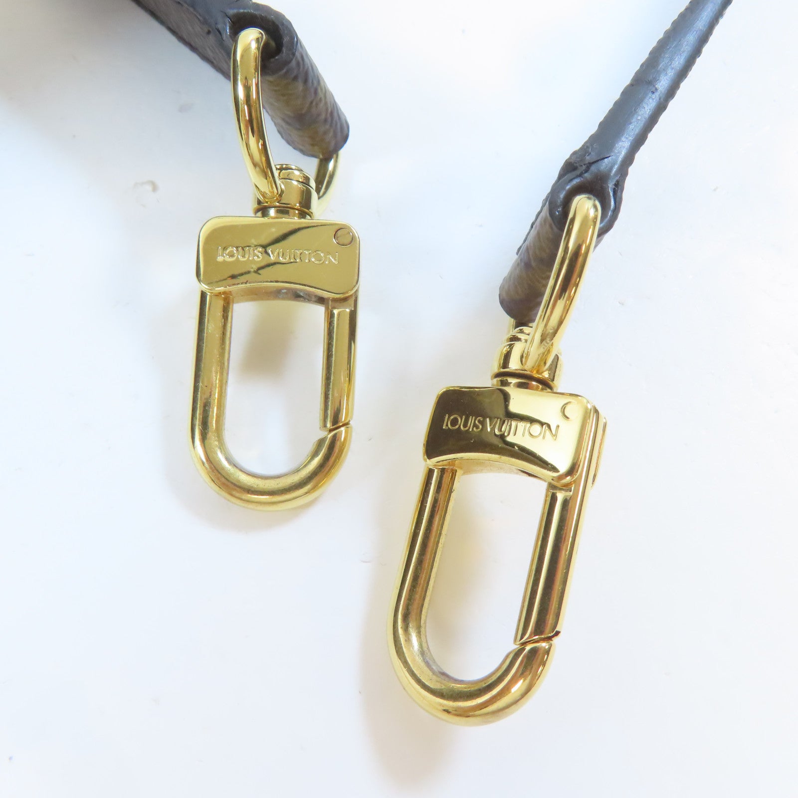 LOUIS VUITTON Monogram Pallas MM金扣手挽肩背兩用袋啡色/紅色