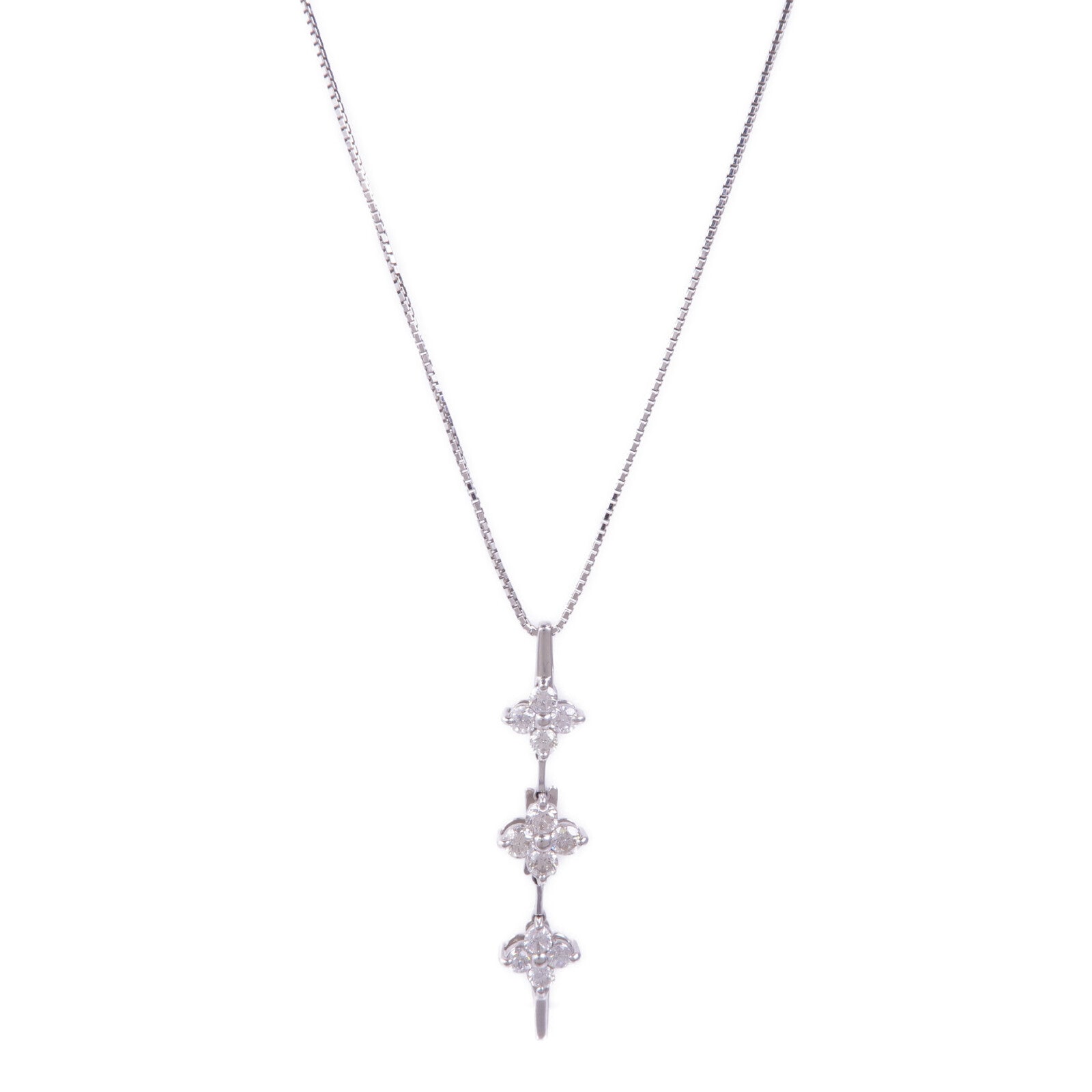 JEWELRY 18K白金Diamond Necklace鑽石項鍊