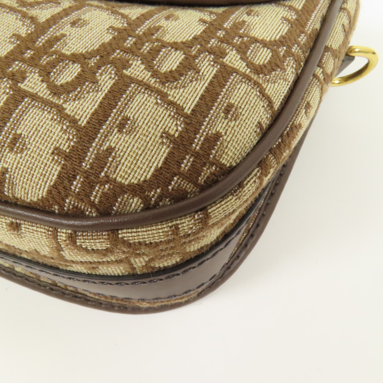 Dior 帆布Bobby金扣肩背袋