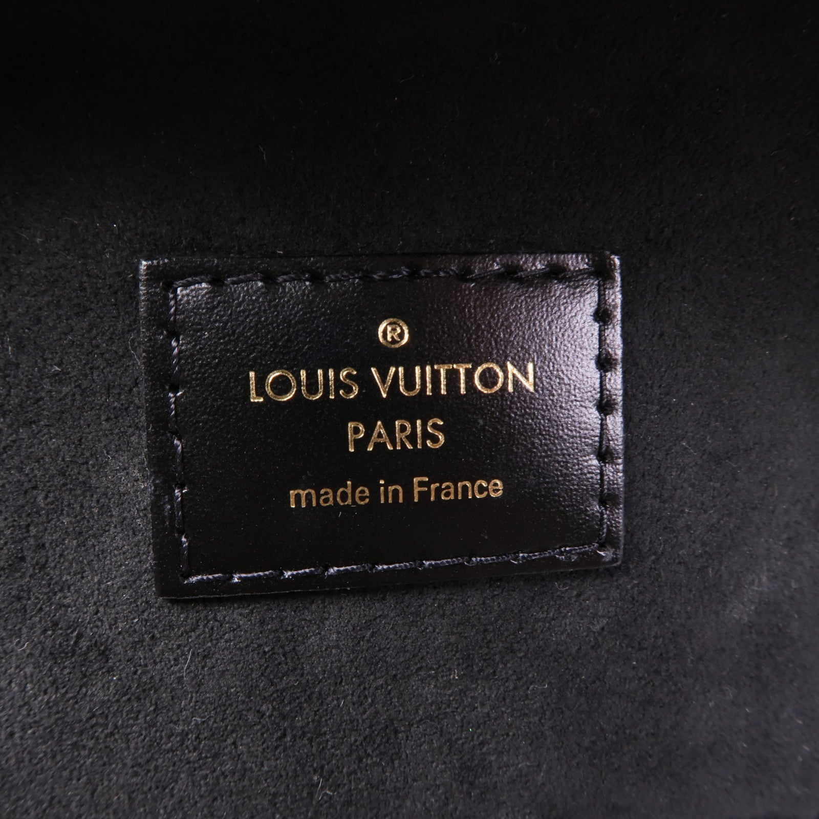 LOUIS VUITTON Monogram Reverse Vanity PM金扣手挽肩背兩用袋棕色