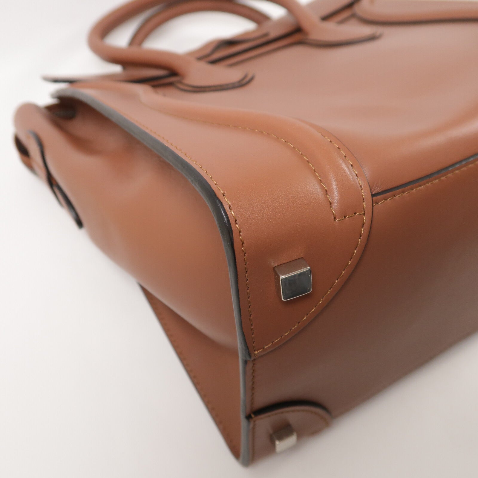 CELINE 牛皮皮革Luggage Tote手挽袋