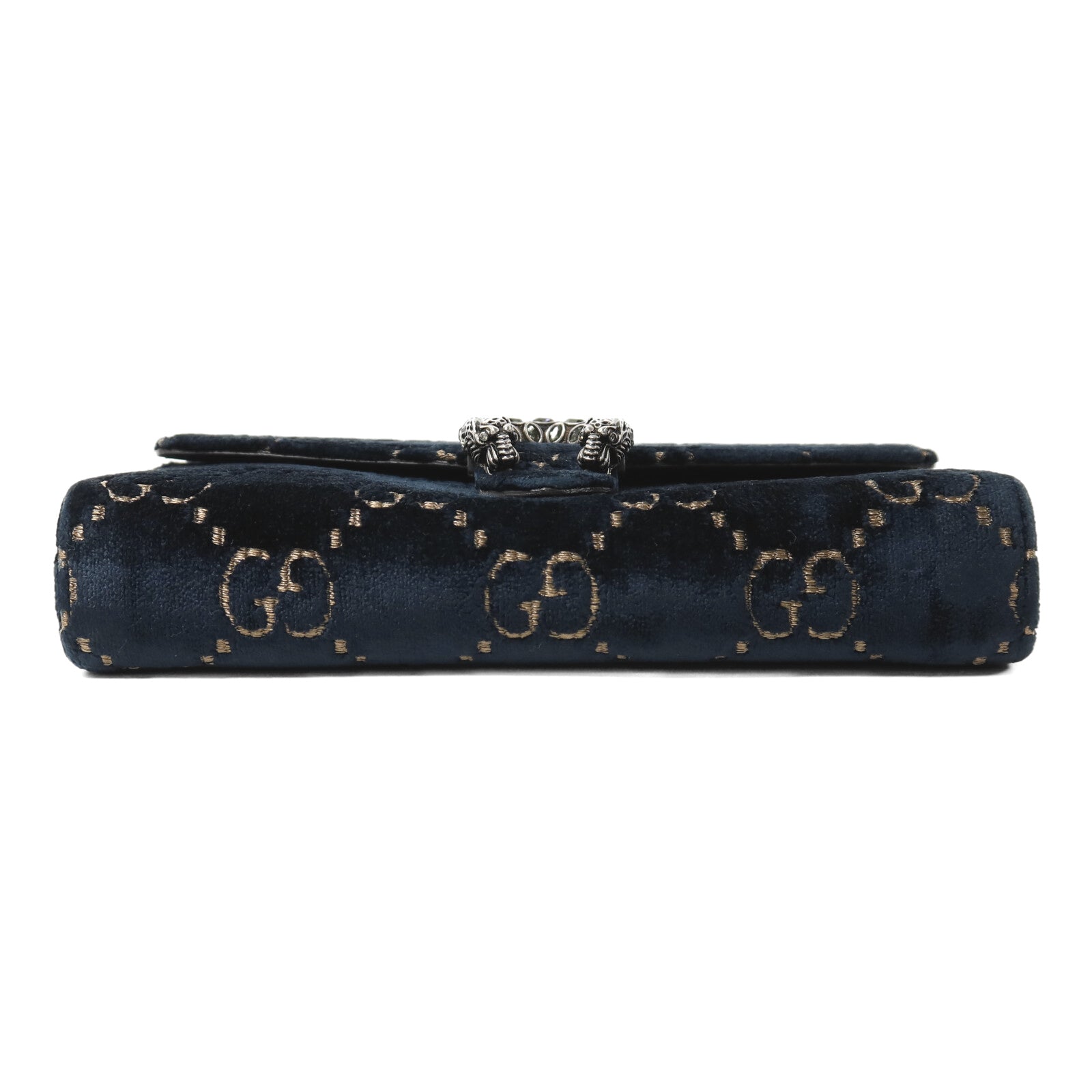 GUCCI 天鵝絨Wallet On Chain鏈帶肩背袋