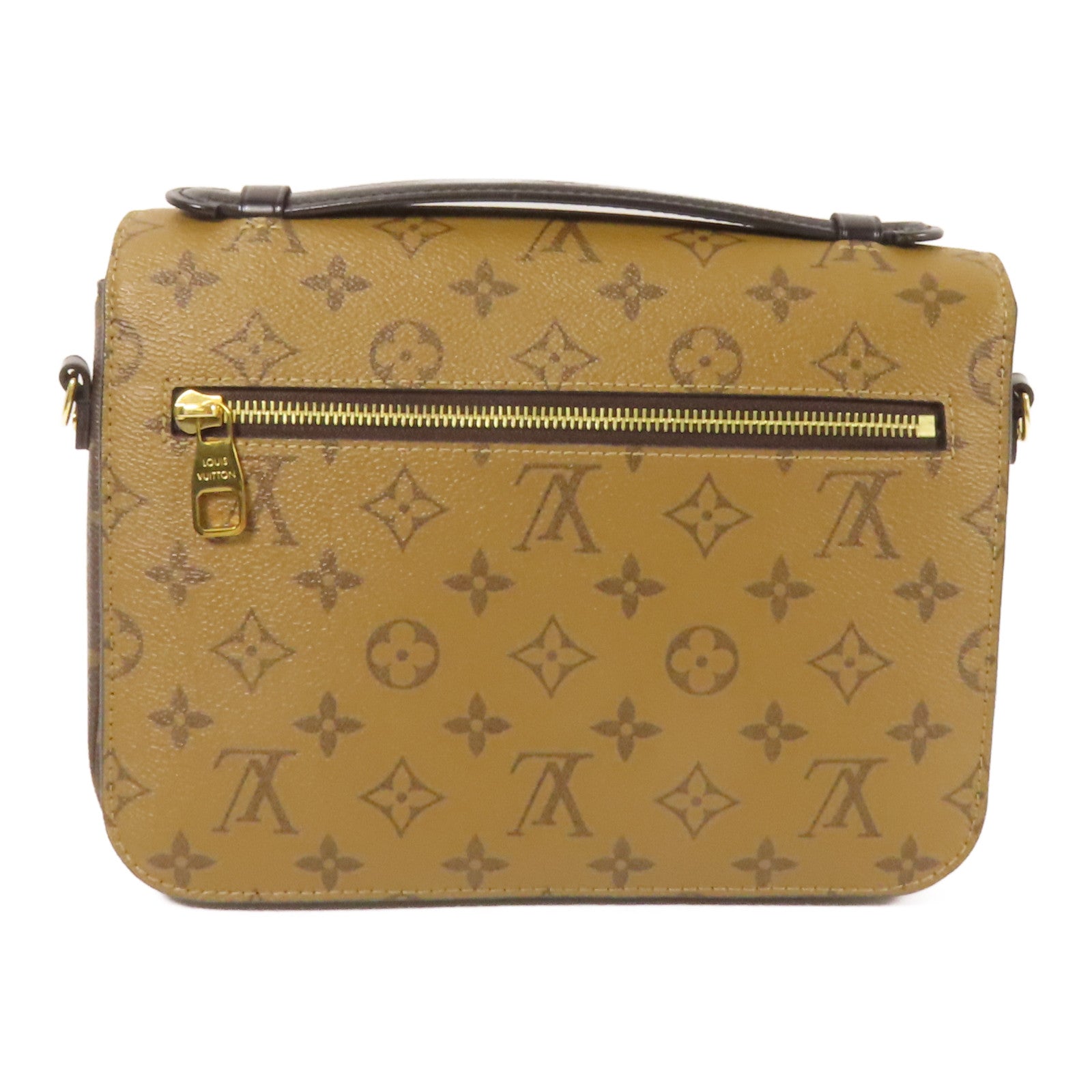 LOUIS VUITTON Monogram Reverse Pochette Metis金扣手挽肩背兩用袋