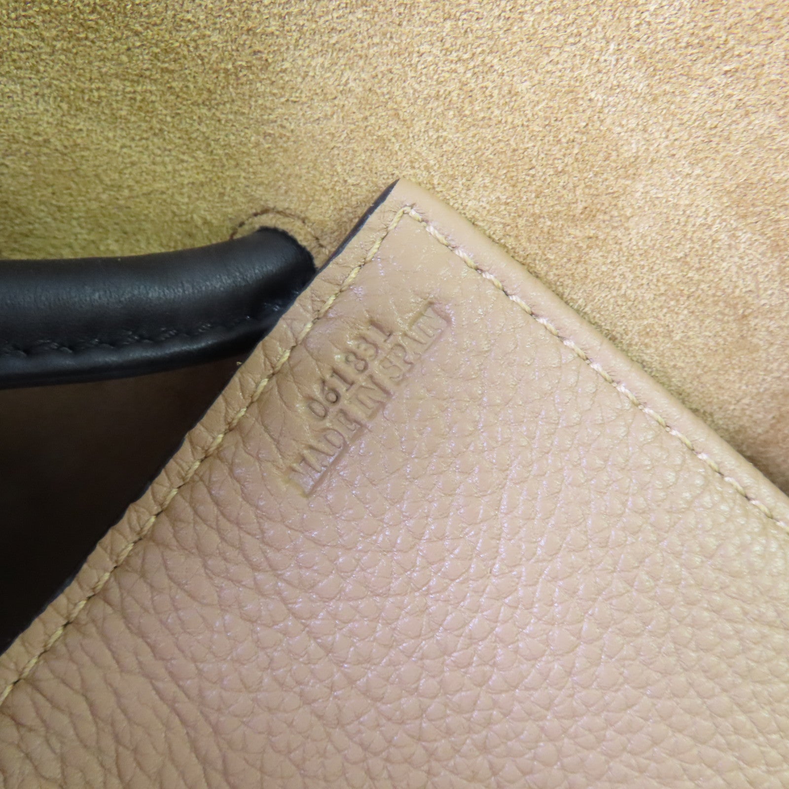 LOEWE 牛皮皮革Flamenco Knot Tote Bag肩背袋啡色