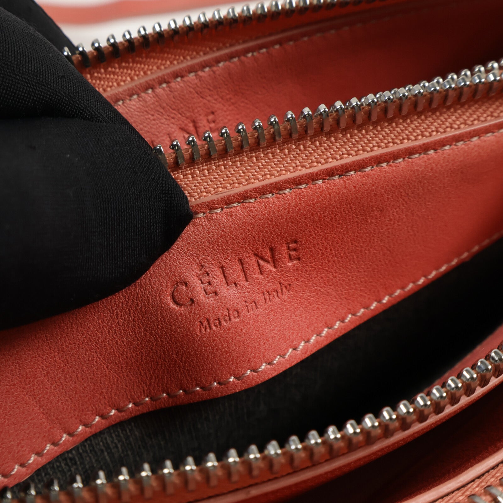 CELINE 羊皮皮革Trio肩背袋