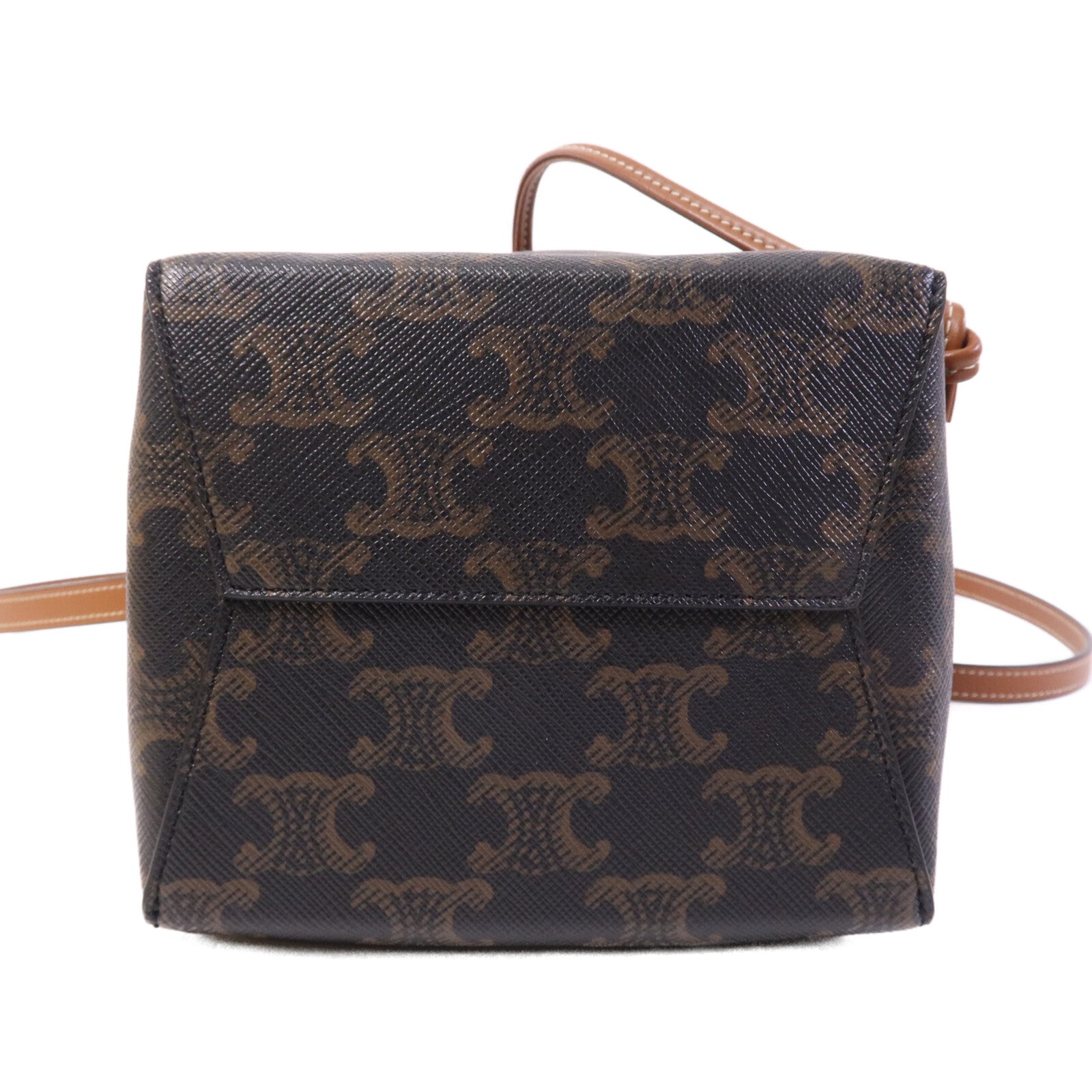 CELINE 塗層帆布Micro Sailor金扣肩背袋
