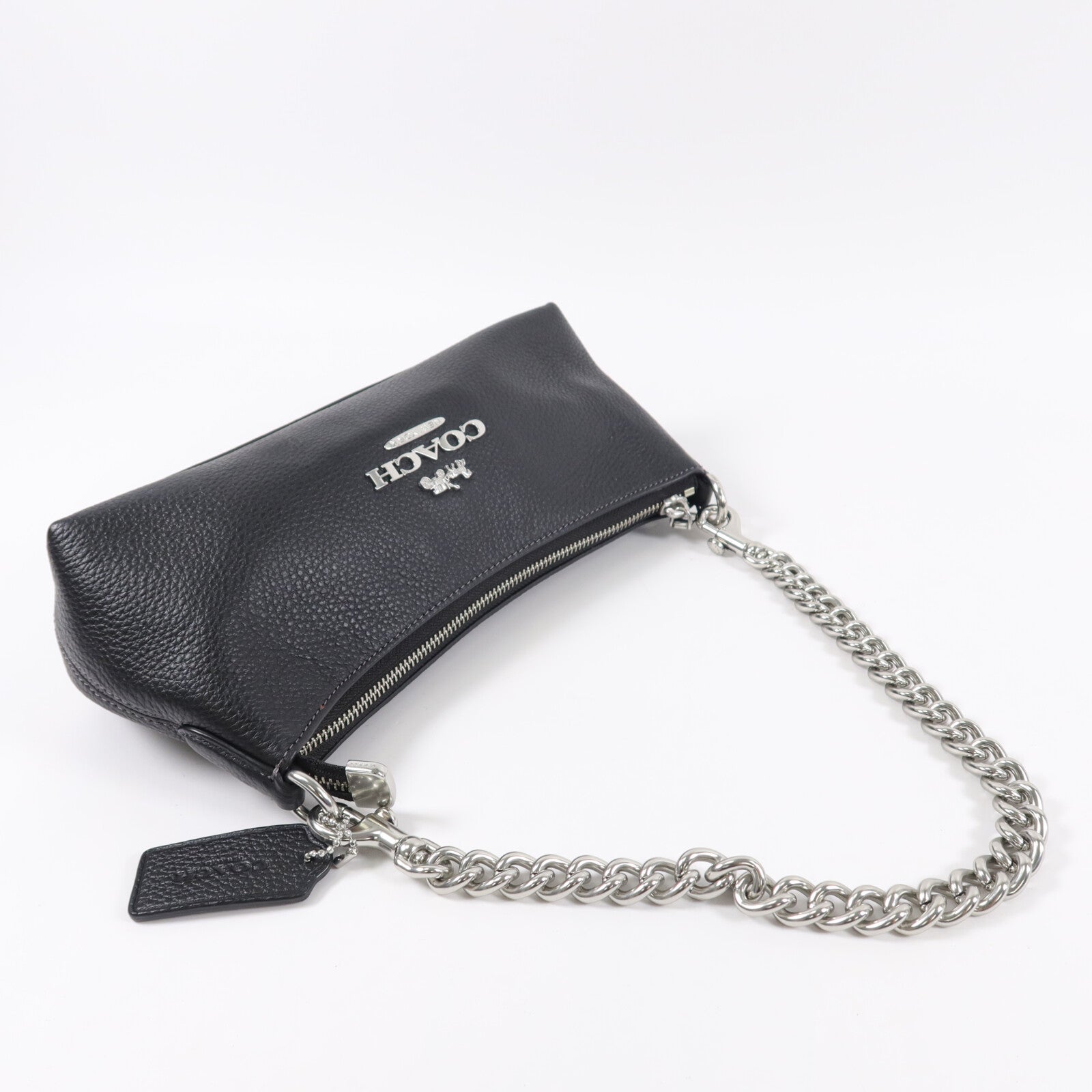 COACH 牛皮皮革Charlotte鏈帶肩背袋