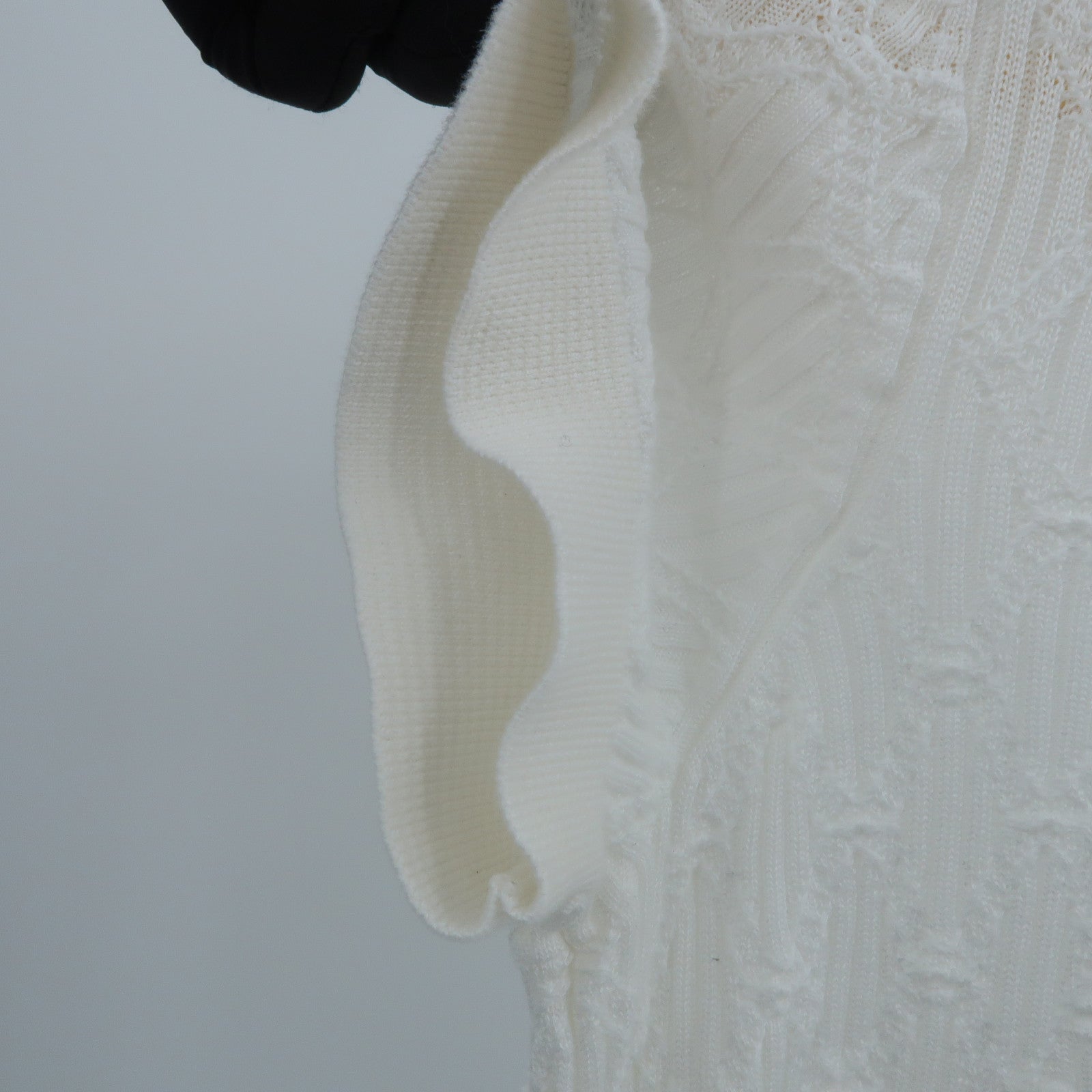 CHANEL Cotton CC Logos Short sleeve knit Sweater針織