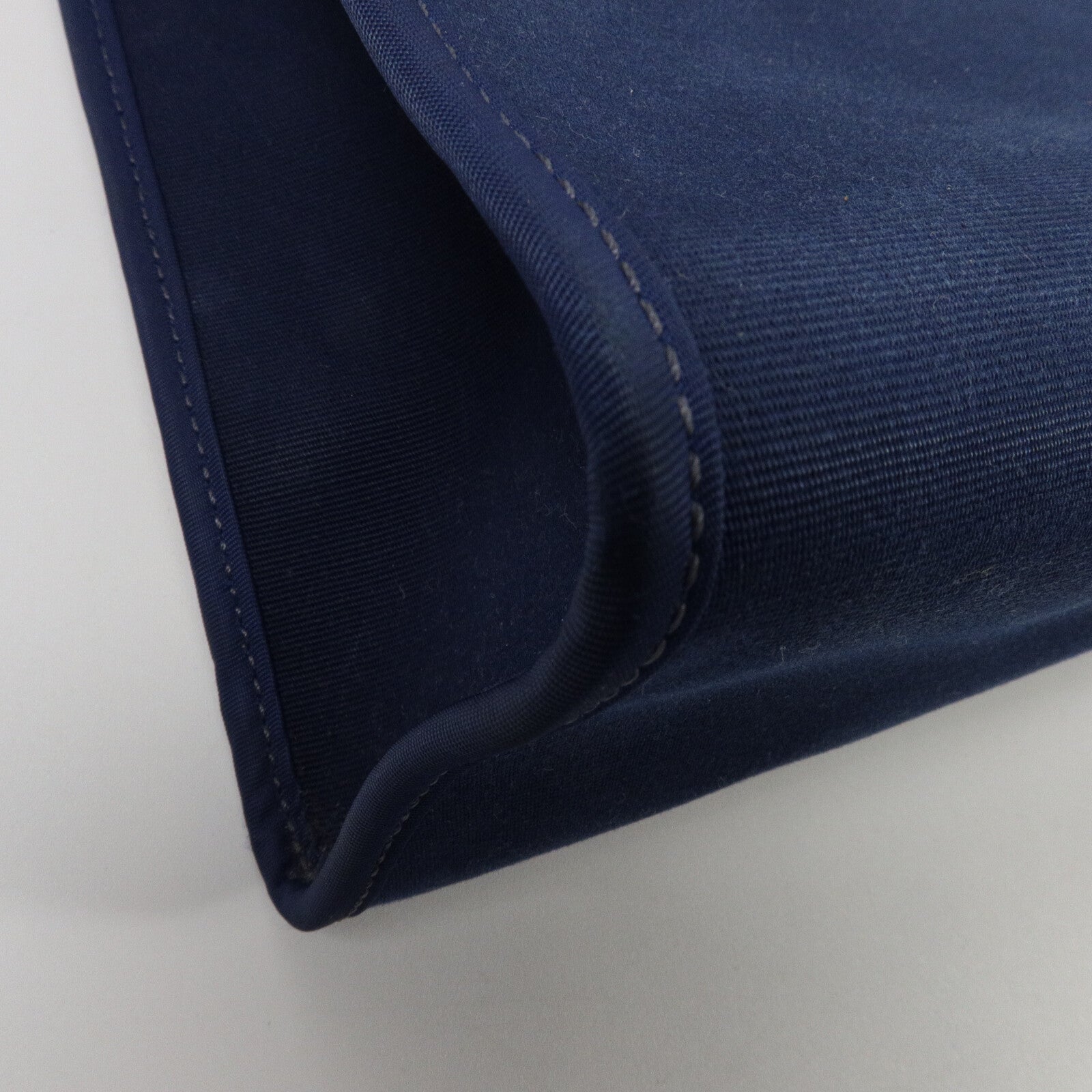 HERMES 帆布Herbag PM手挽肩背兩用袋Blue De Malte