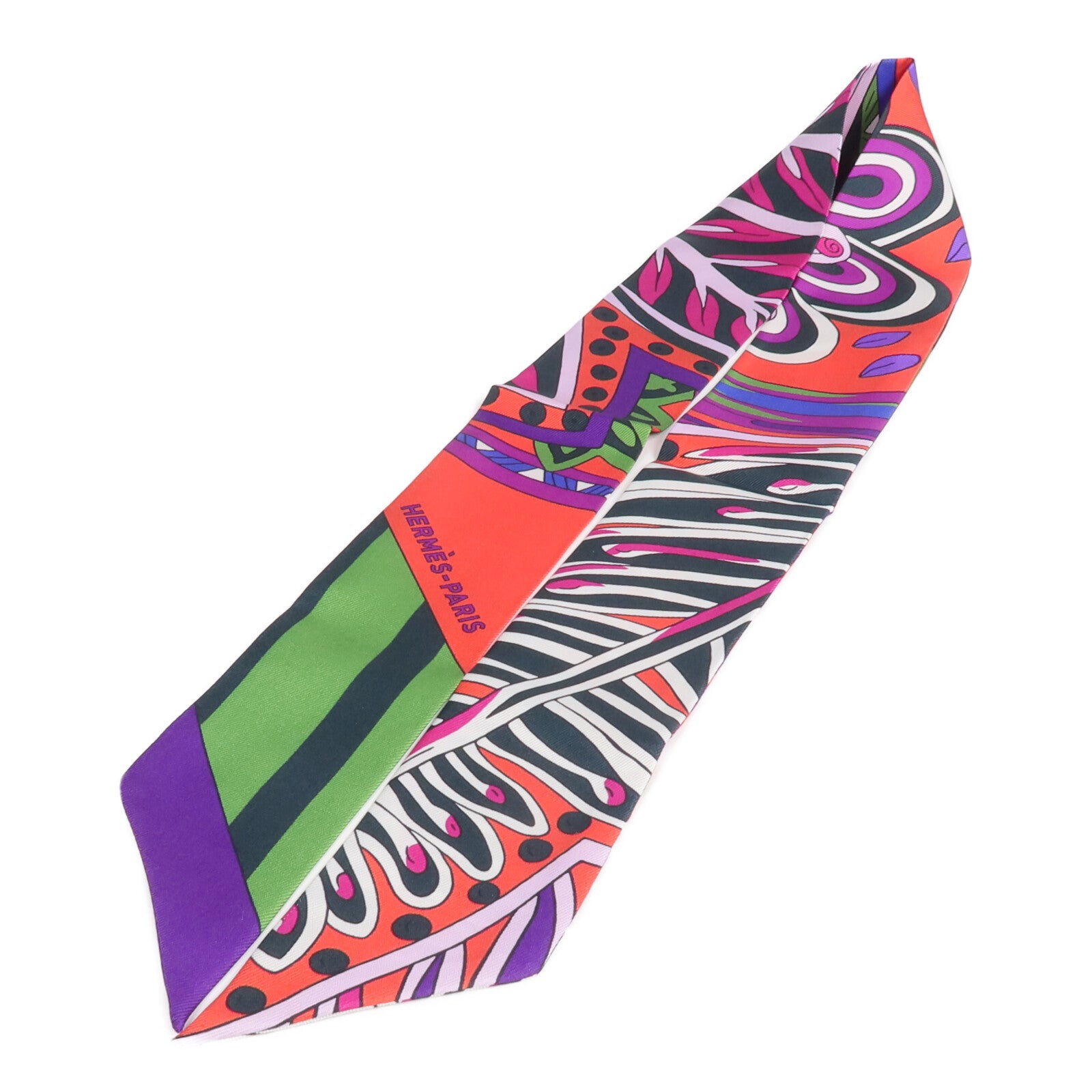 HERMES 【激減優惠】絲質Twilly絲巾