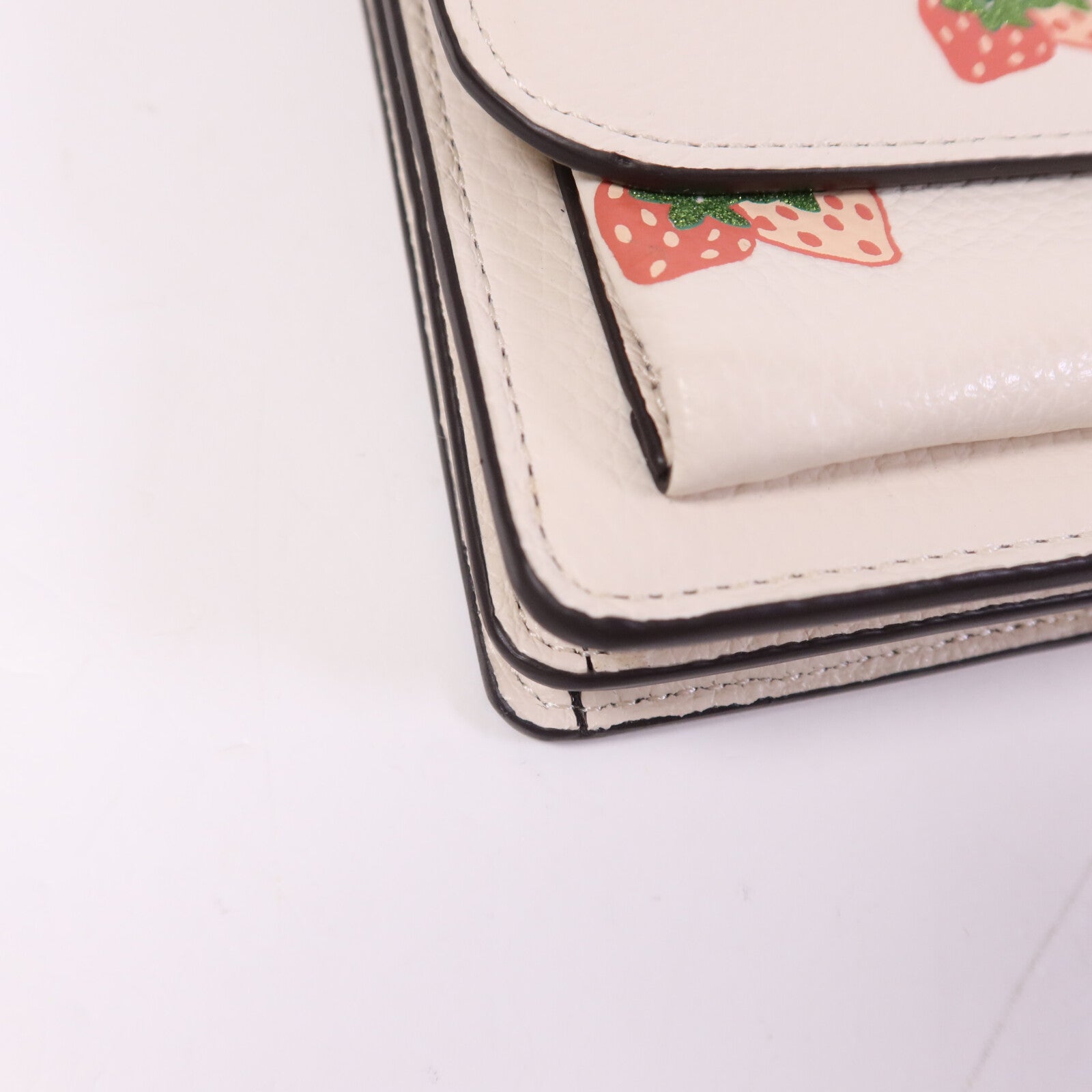 COACH 牛皮皮革Shoulder Bag金扣鏈帶肩背袋