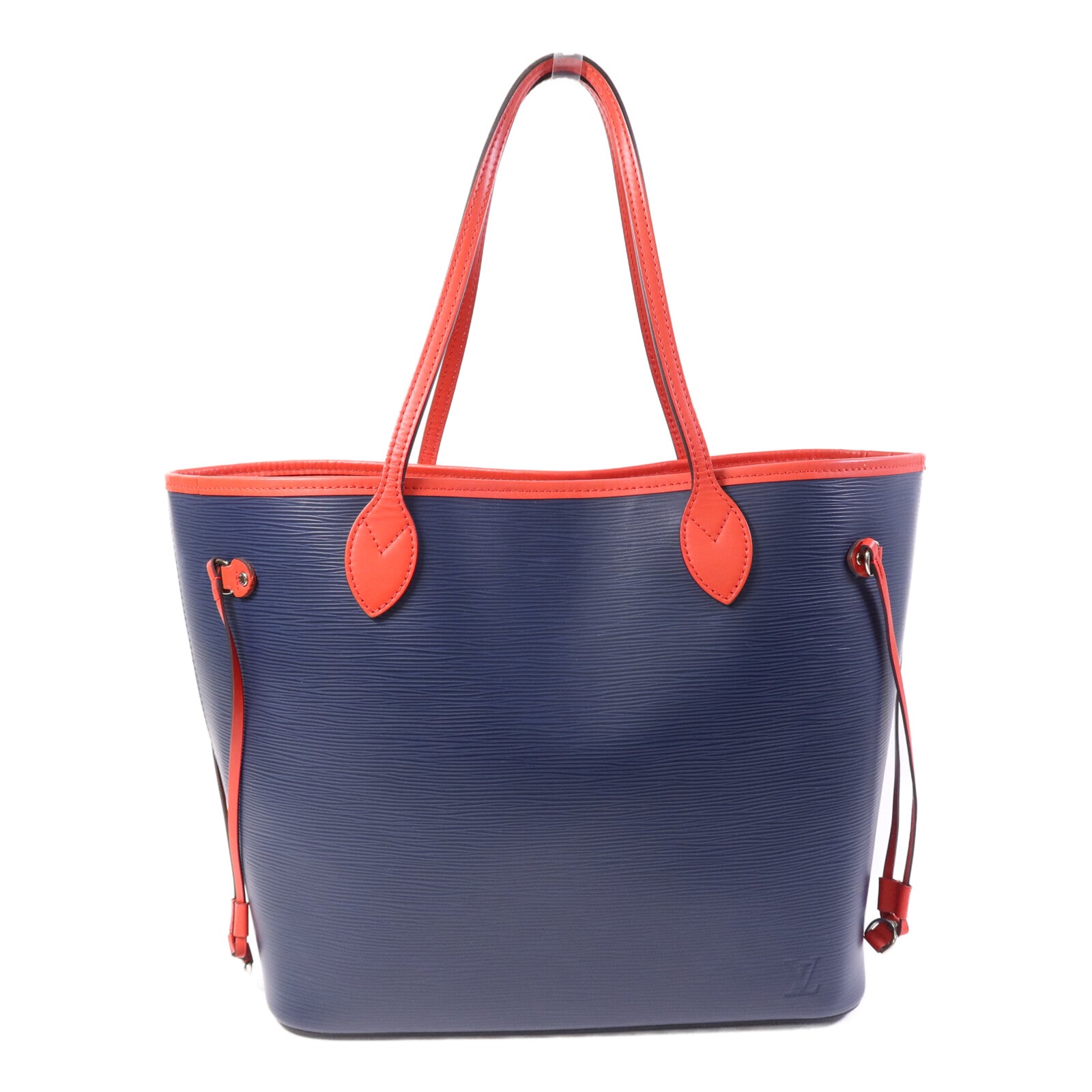 LOUIS VUITTON Epi Neverfull MM銀扣肩背袋