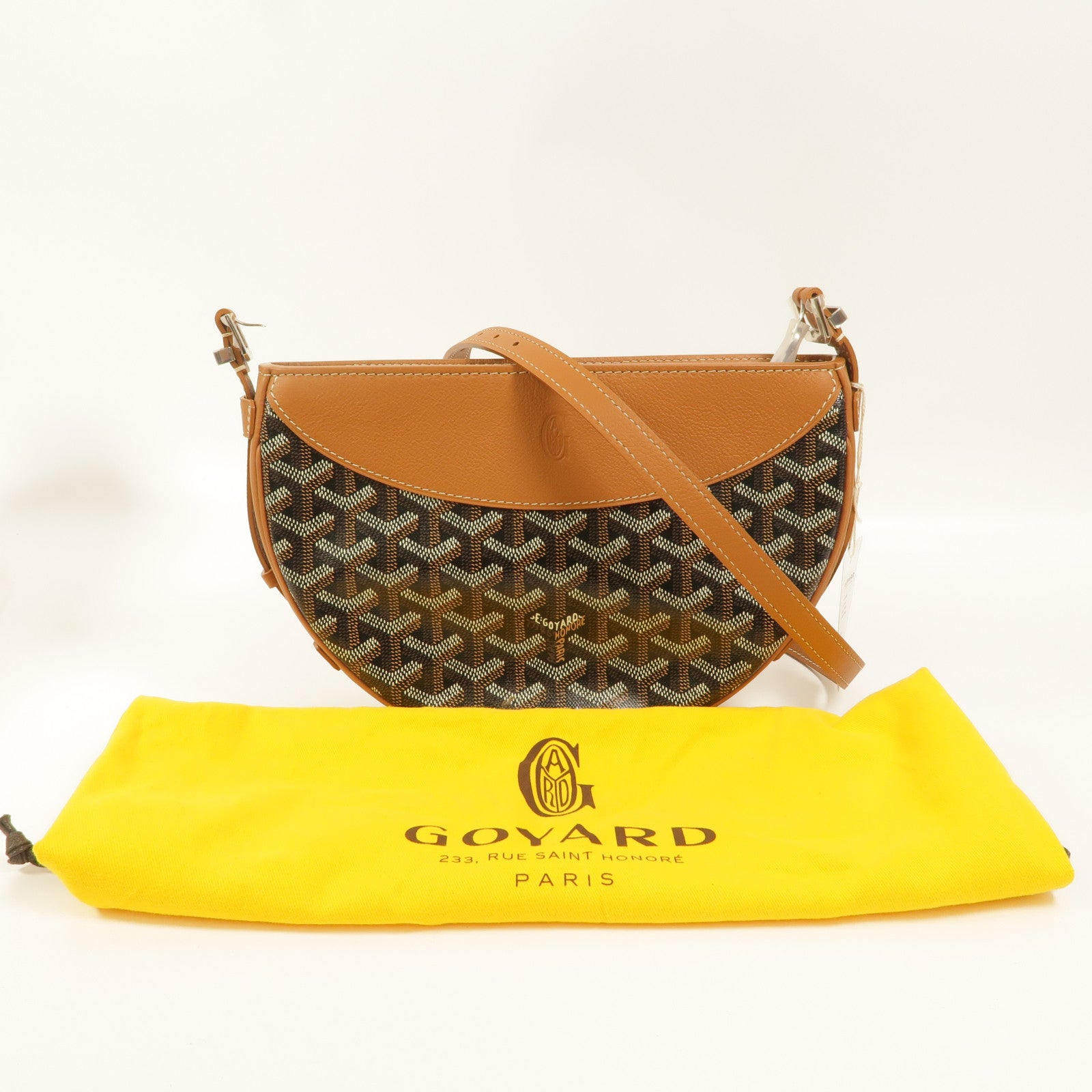 GOYARD 塗層帆布Hirondelle肩背袋