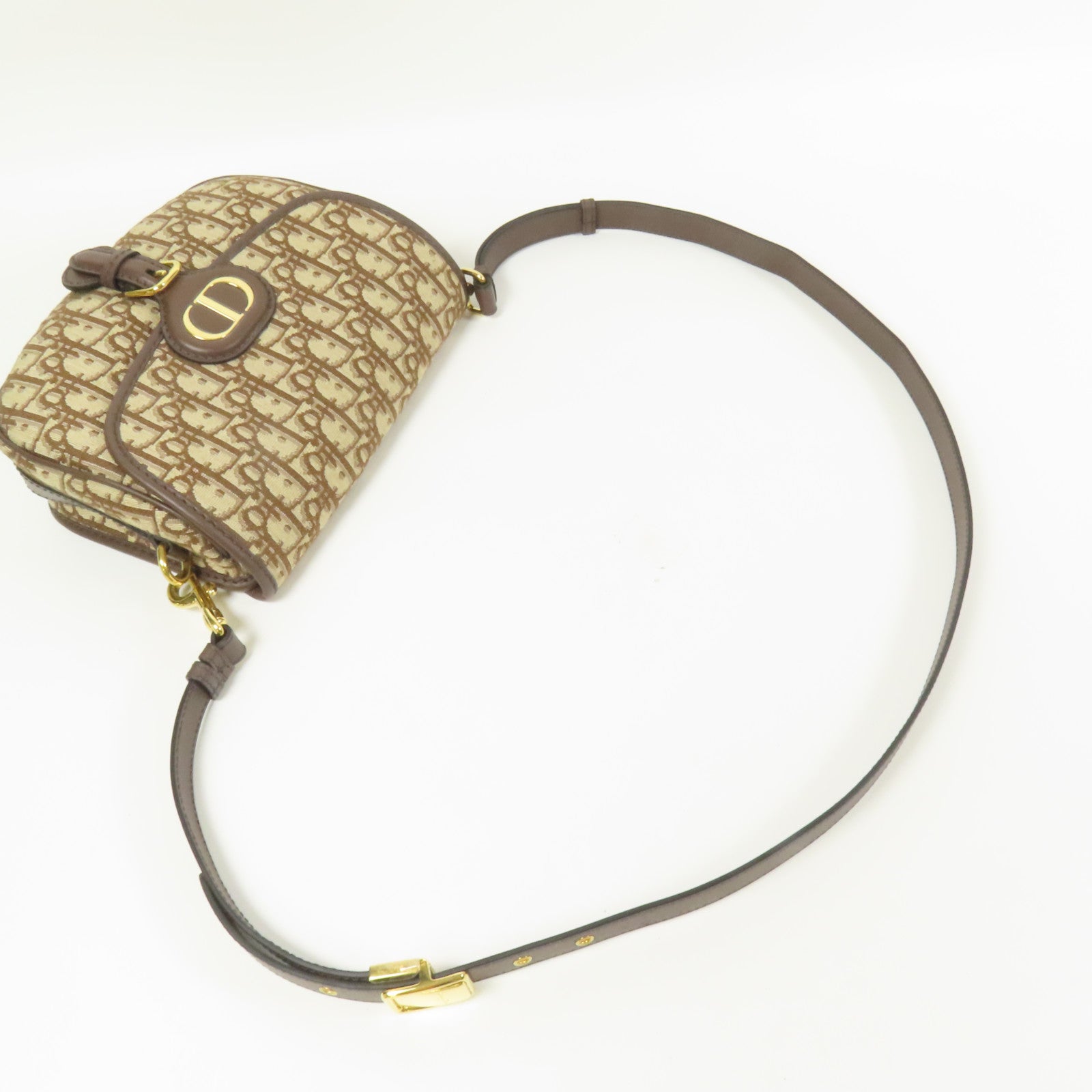 Dior 帆布Bobby金扣肩背袋