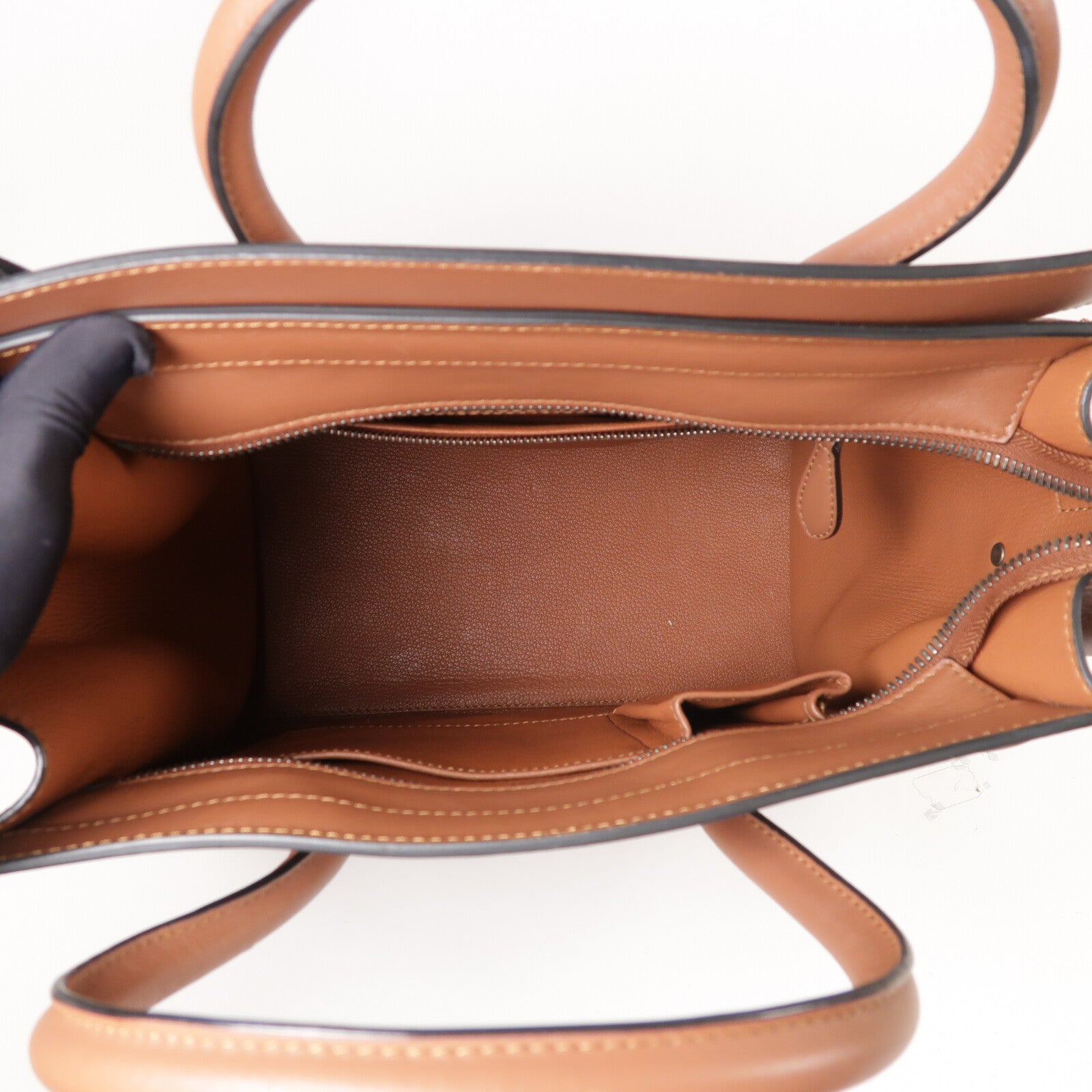 CELINE 牛皮皮革Luggage Tote手挽袋