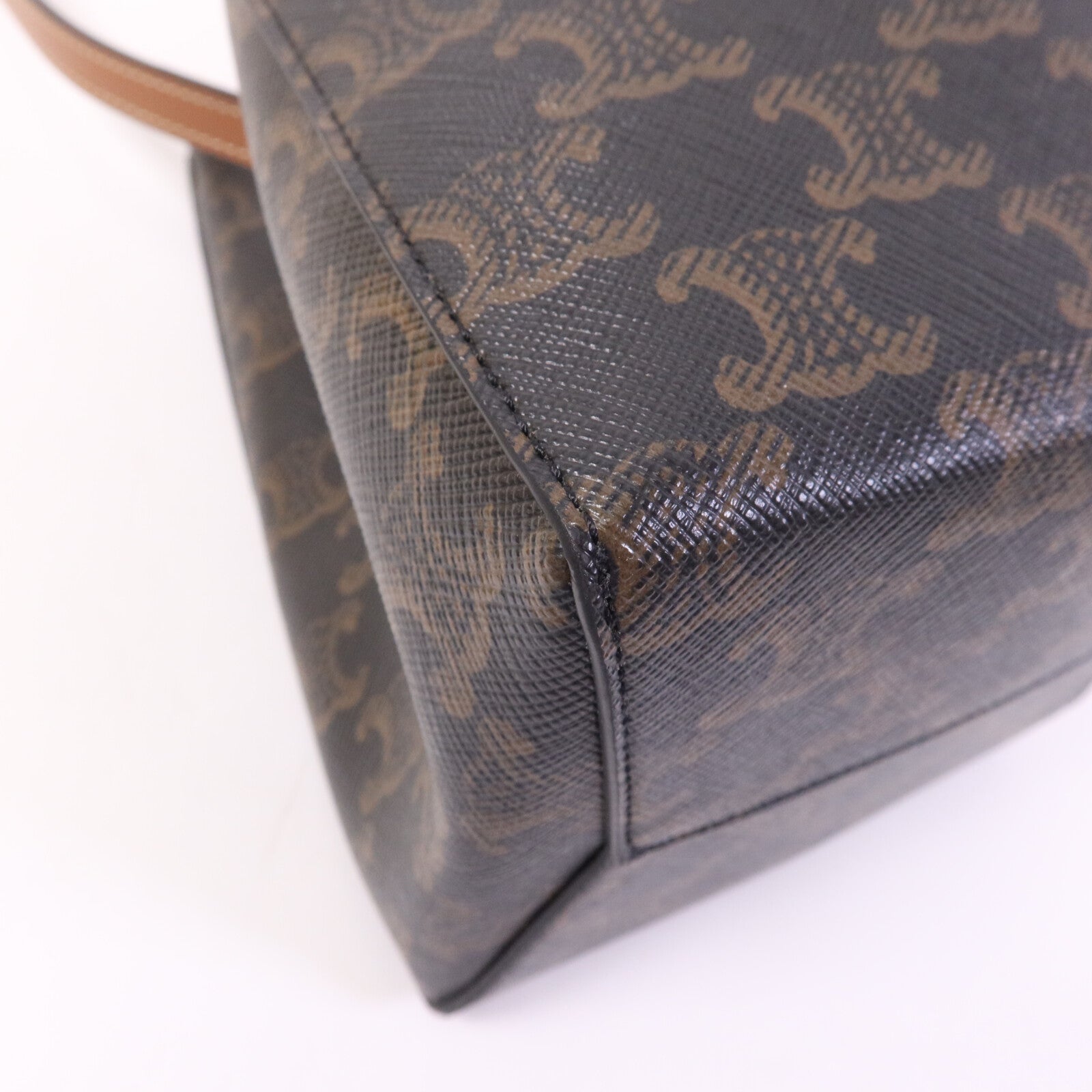CELINE 塗層帆布Micro Sailor金扣肩背袋