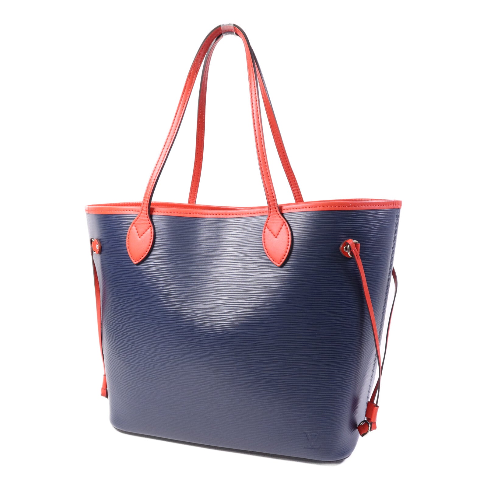 LOUIS VUITTON Epi Neverfull MM銀扣肩背袋