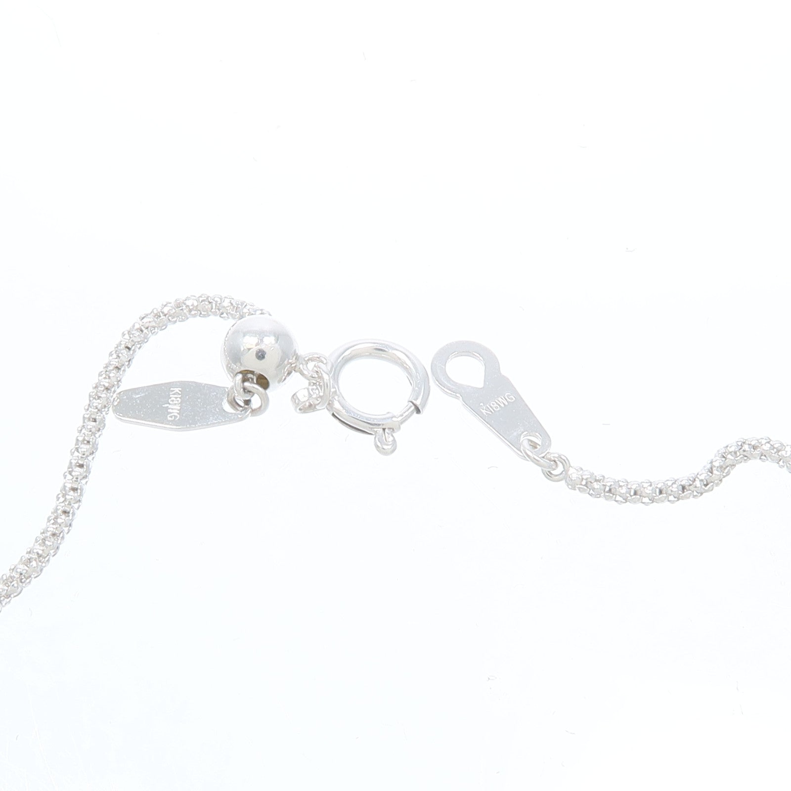 JEWELRY 18K白金Opal Diamond Necklace蛋白石/鑽石項鍊