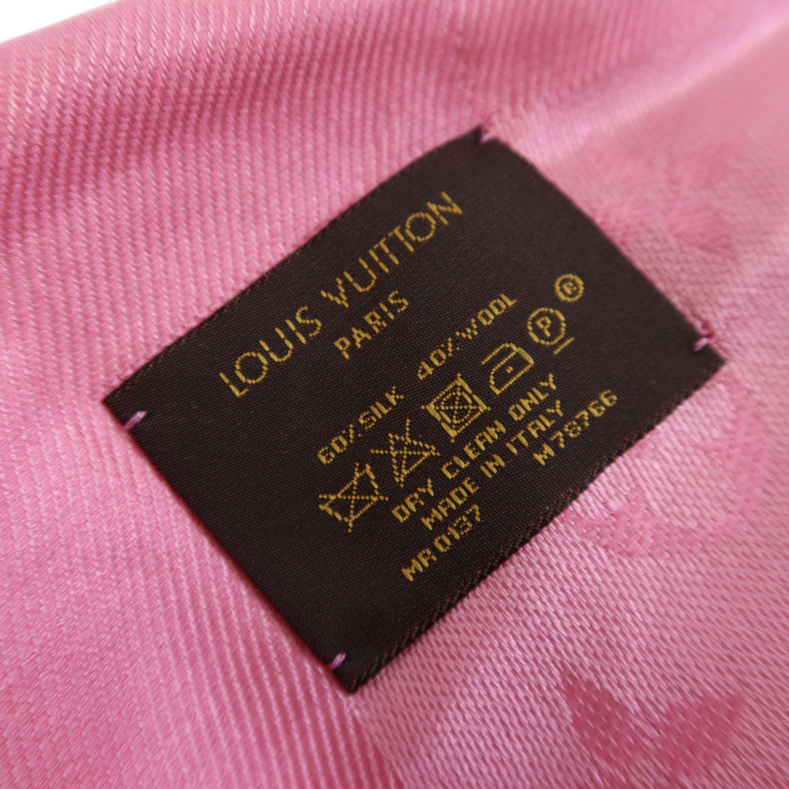 LOUIS VUITTON 絲質/羊毛Scarf絲巾