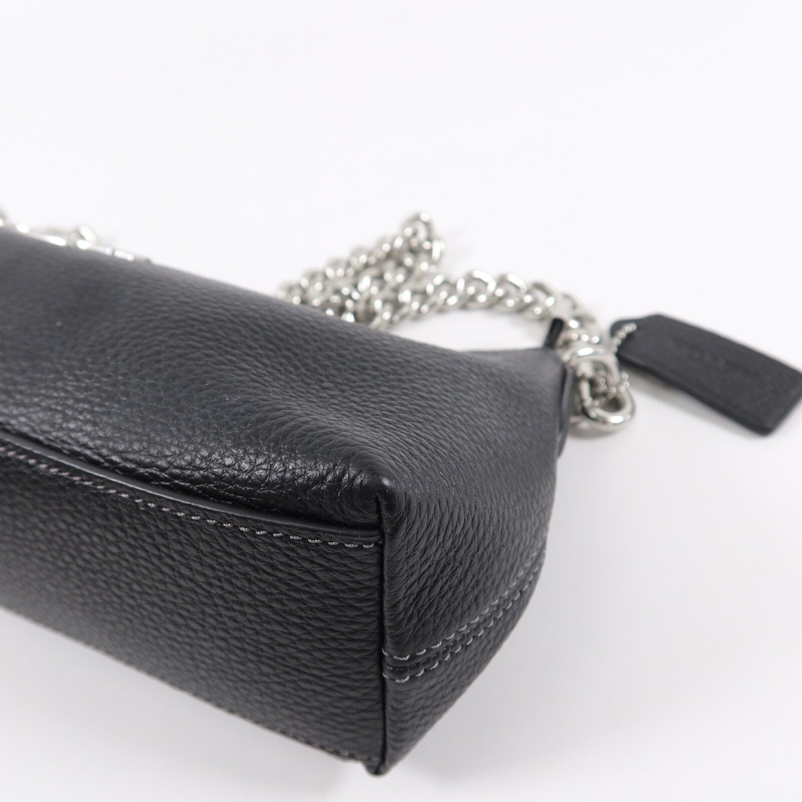 COACH 牛皮皮革Charlotte鏈帶肩背袋