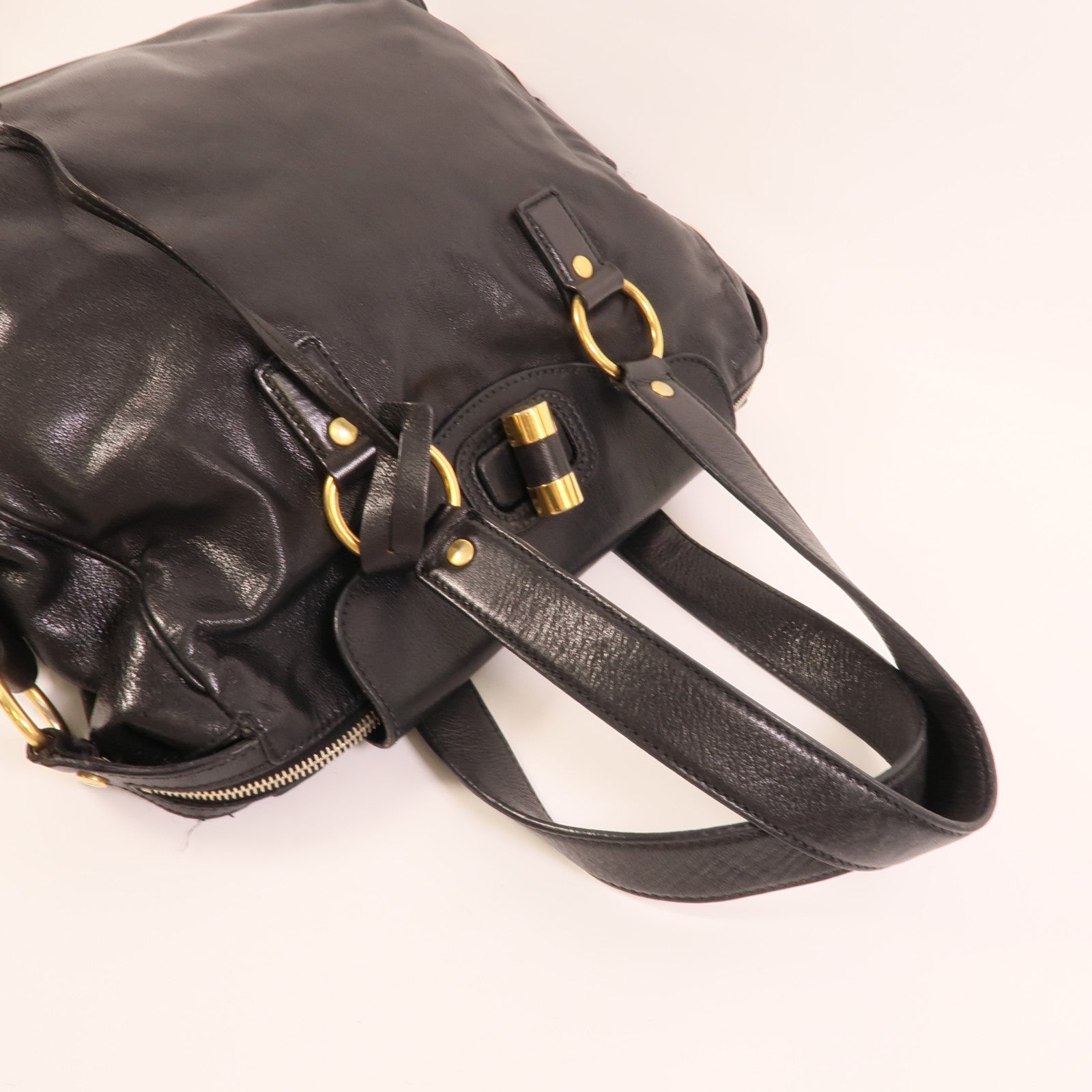 SAINT LAURENT 牛皮皮革Muse手挽肩背兩用袋