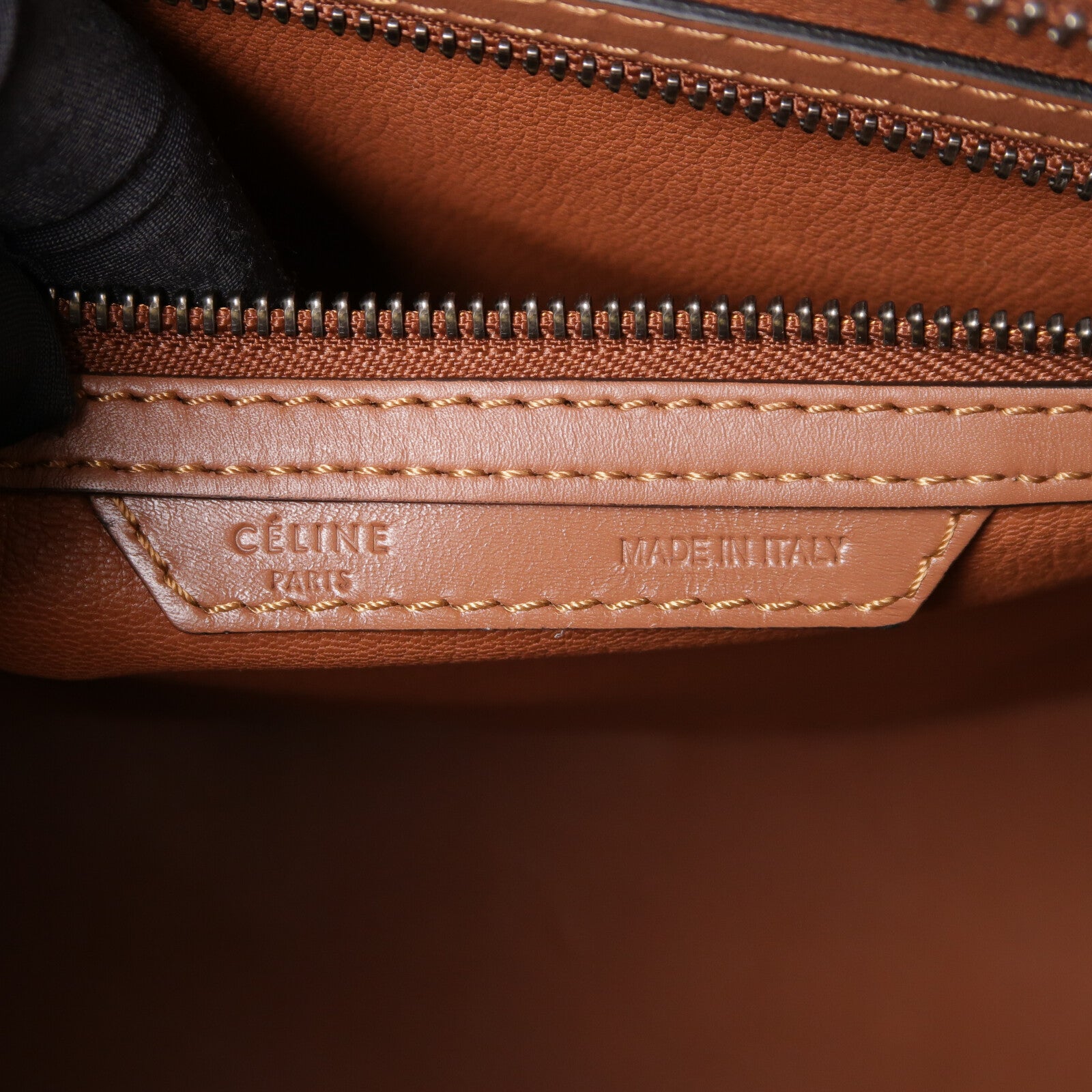 CELINE 牛皮皮革Luggage Tote手挽袋