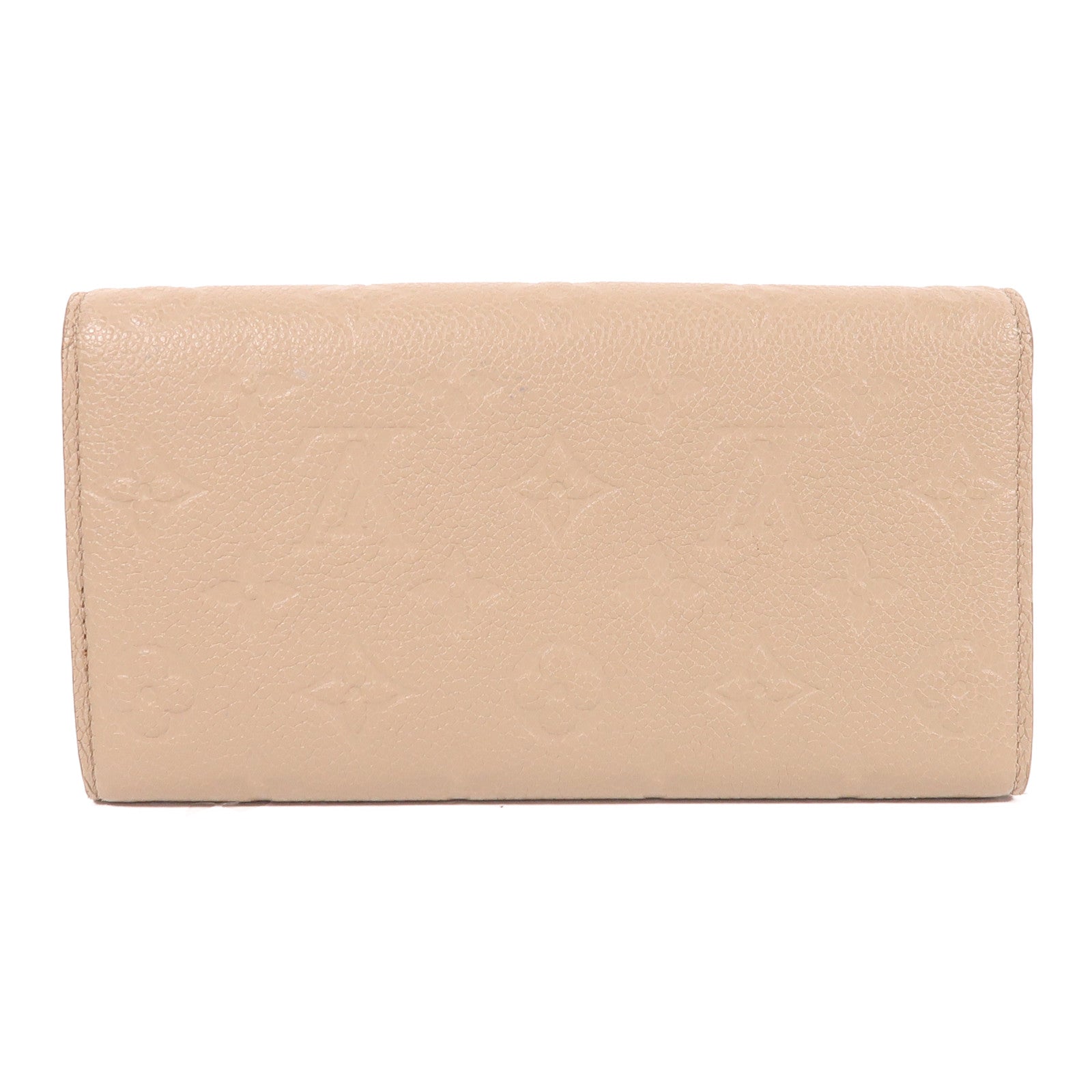 LOUIS VUITTON Monogram Empreinte Sarah Wallet金扣長錢包