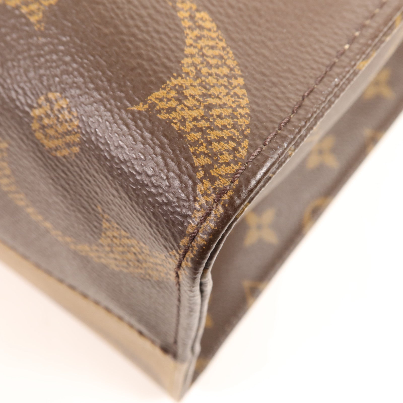 LOUIS VUITTON Monogram Giant On The Go MM金扣手挽肩背兩用袋