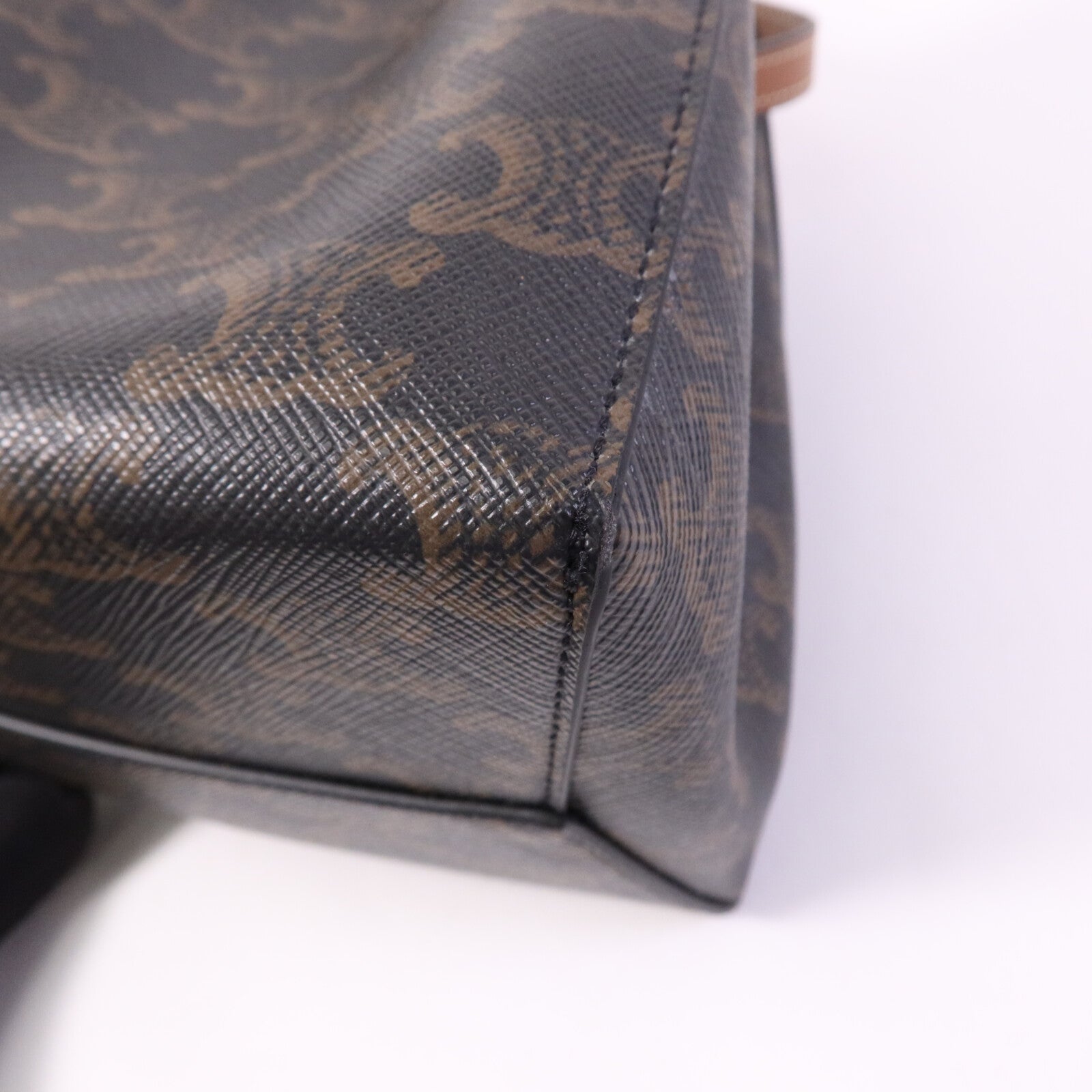 CELINE 塗層帆布Micro Sailor金扣肩背袋
